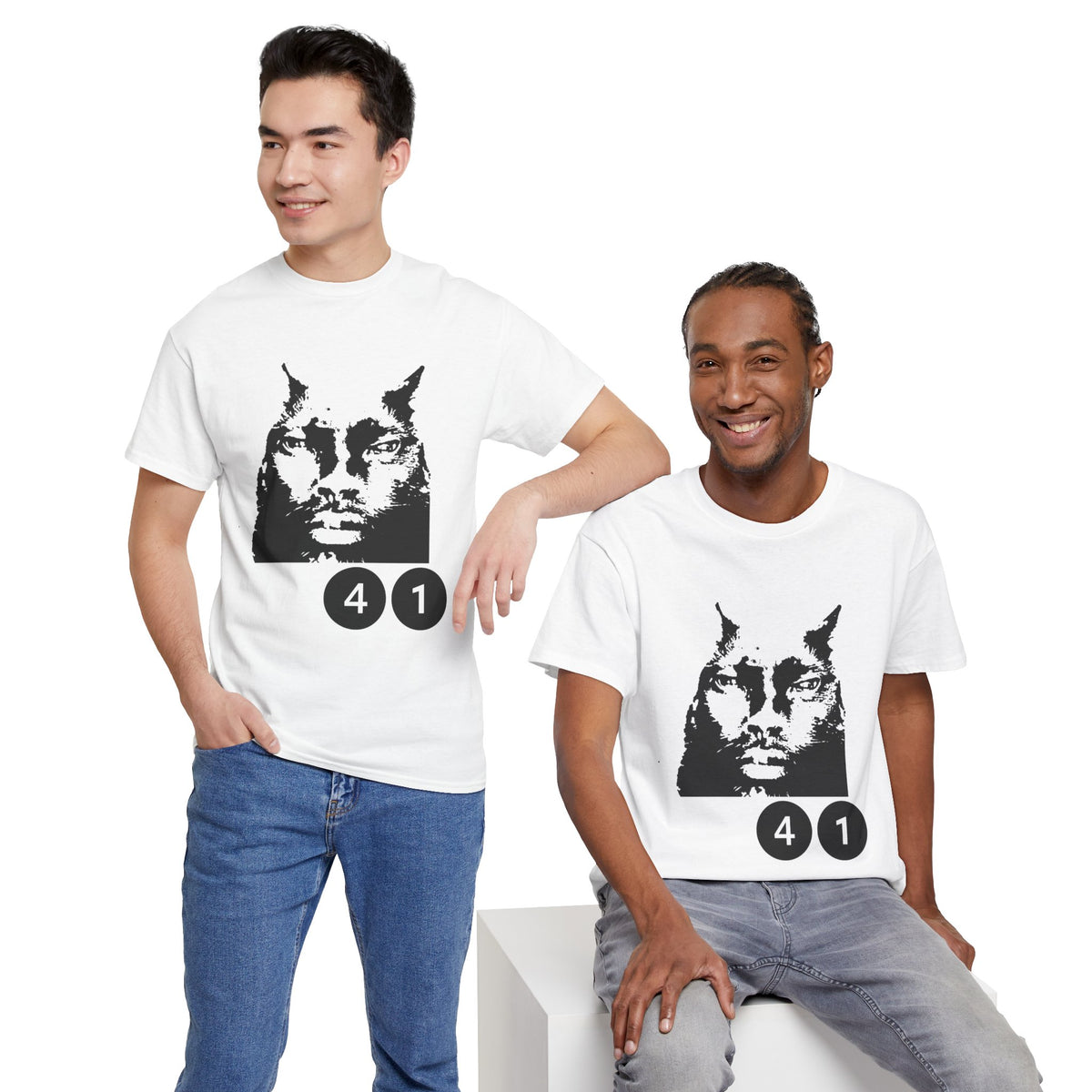 "41" Mogger Cat T-Shirt
