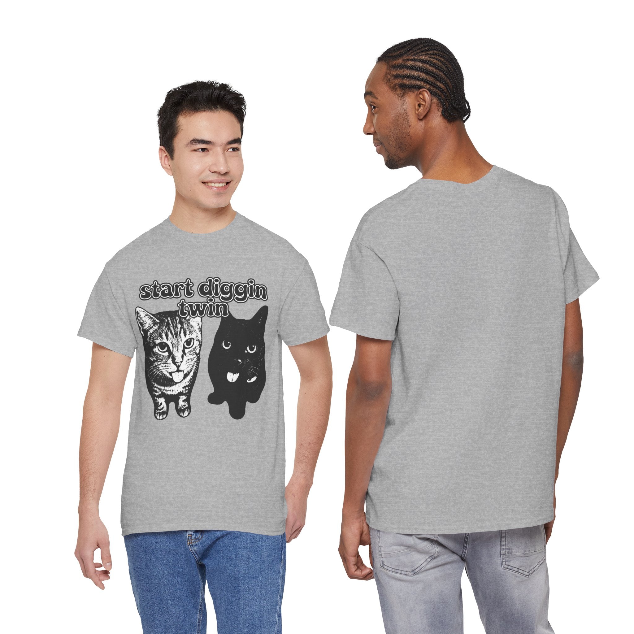 "Start Digging Twin" Cat T-Shirt