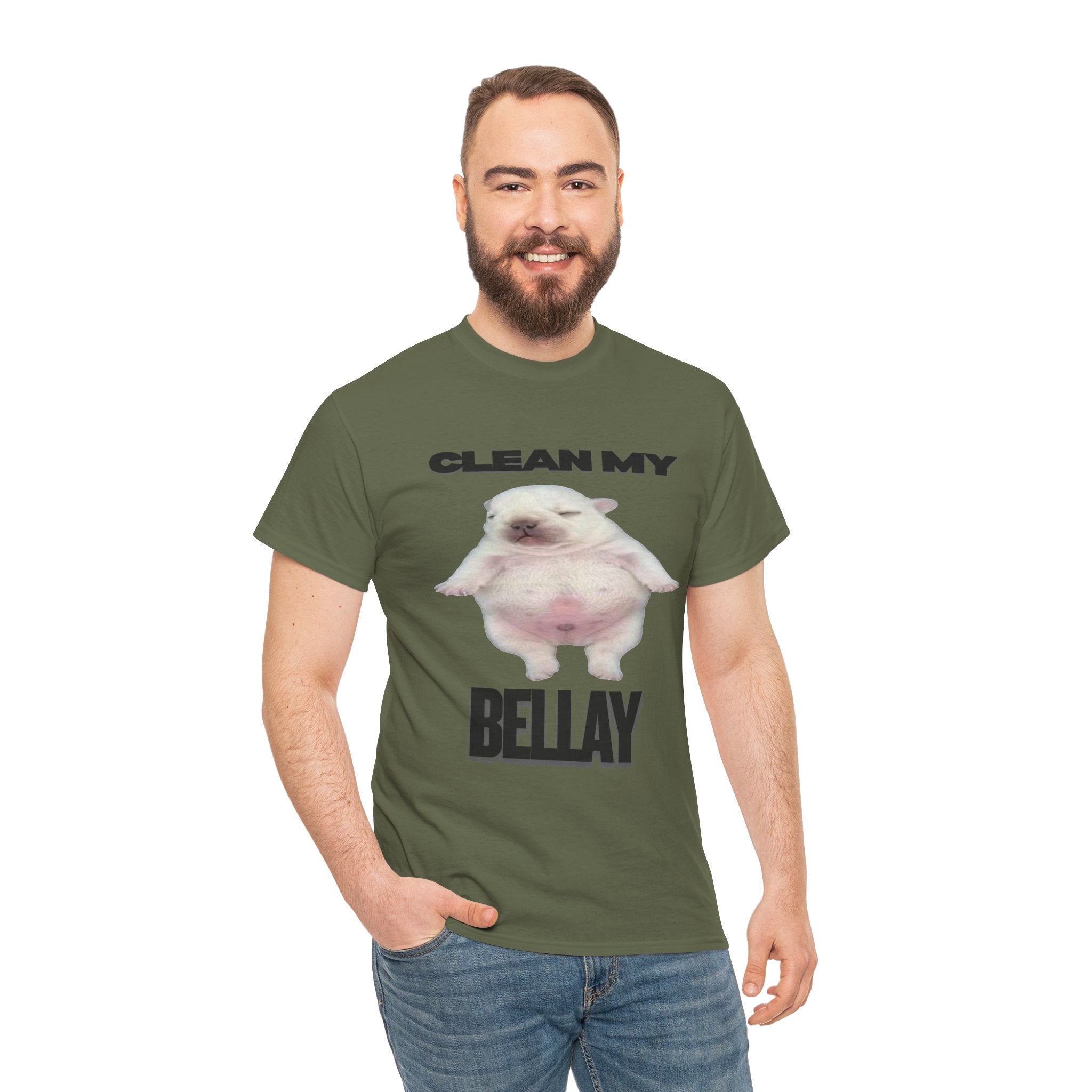 "Clean My Belly" Pibble T-Shirt