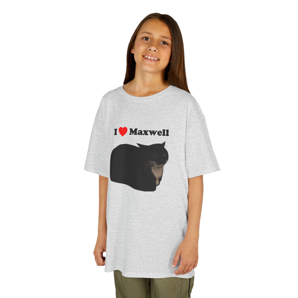 "I Love Maxwell" Spinning Cat Kids T-Shirt