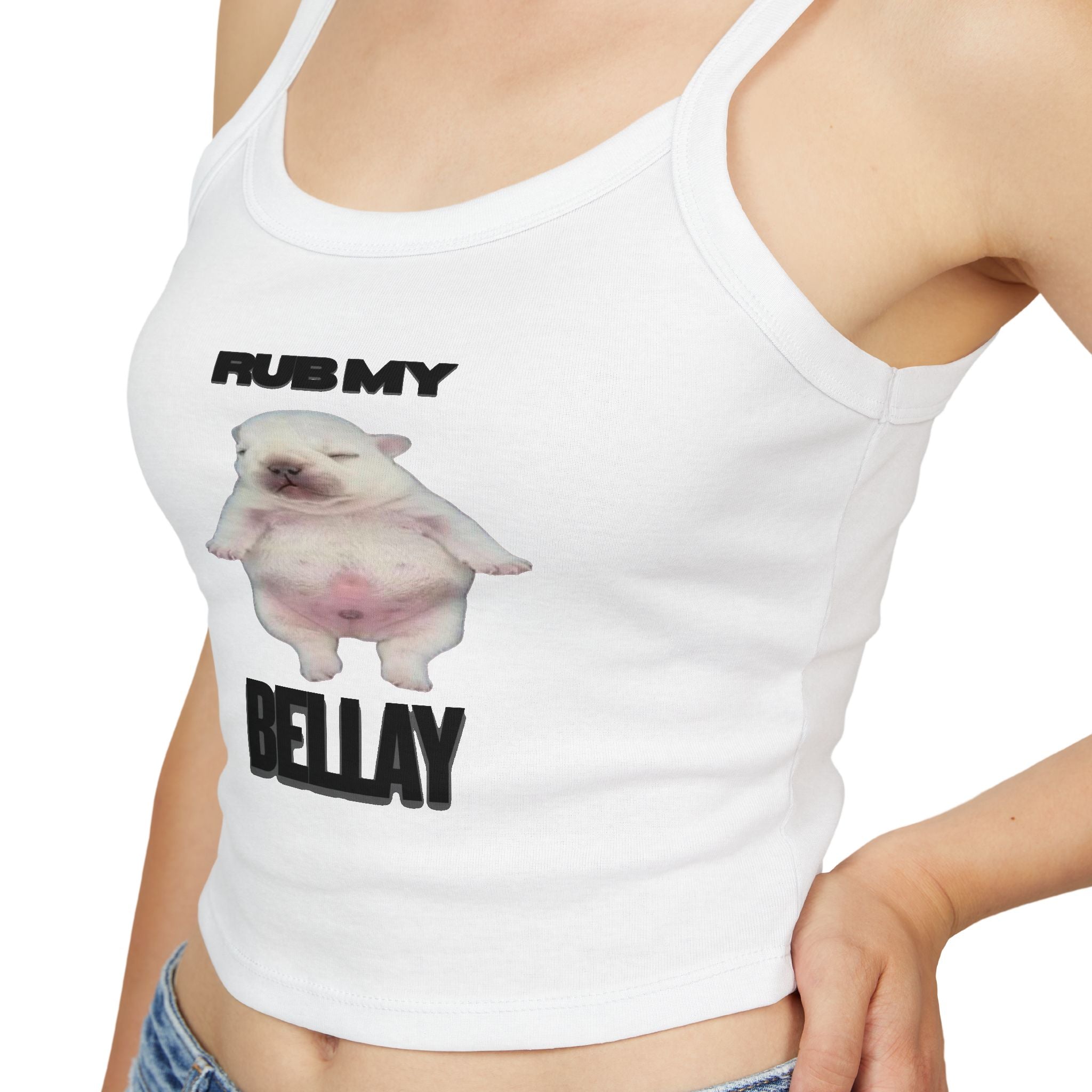 "Rub My Bellay" Pibble Tank Top