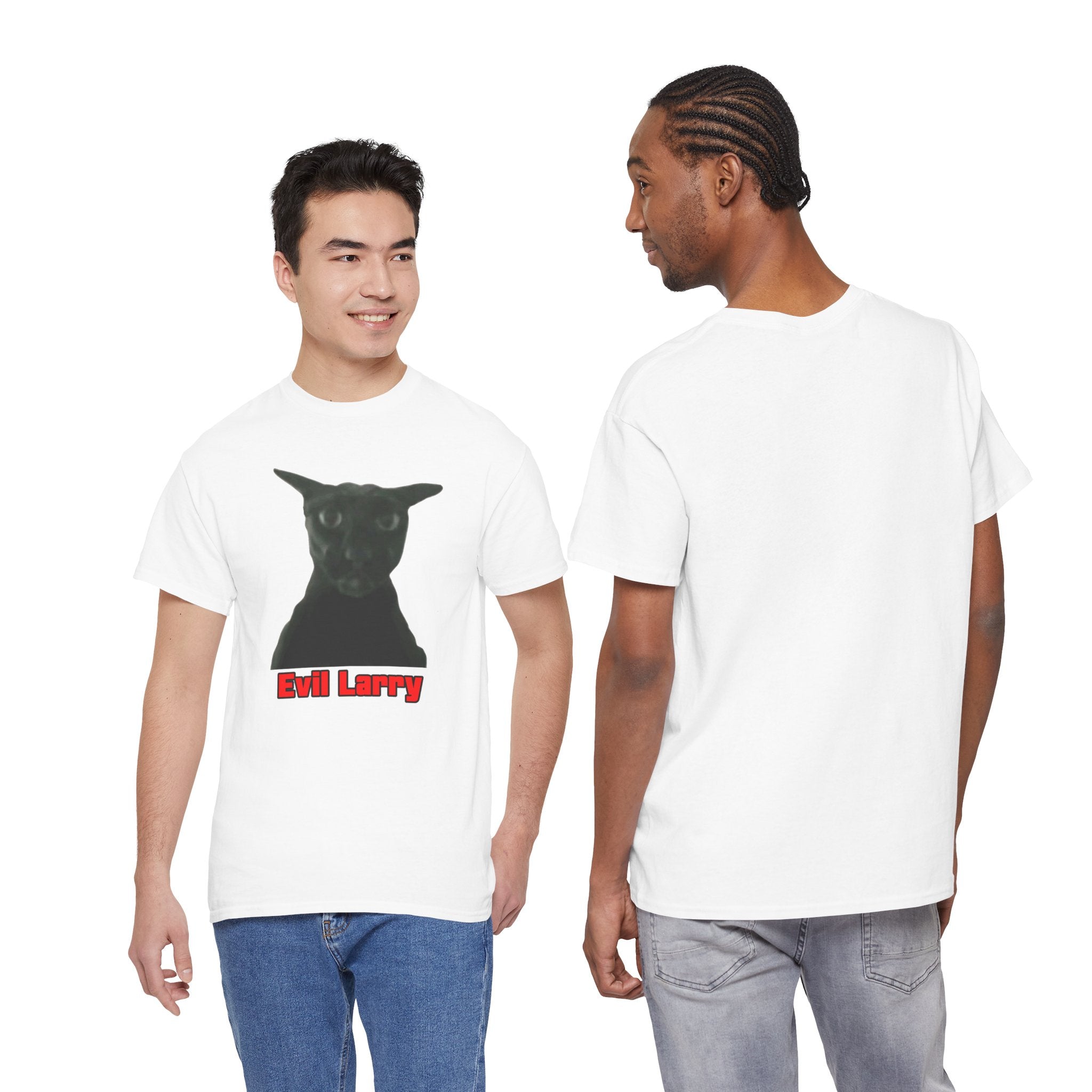 "Evil Larry" Cat Graphic Tee