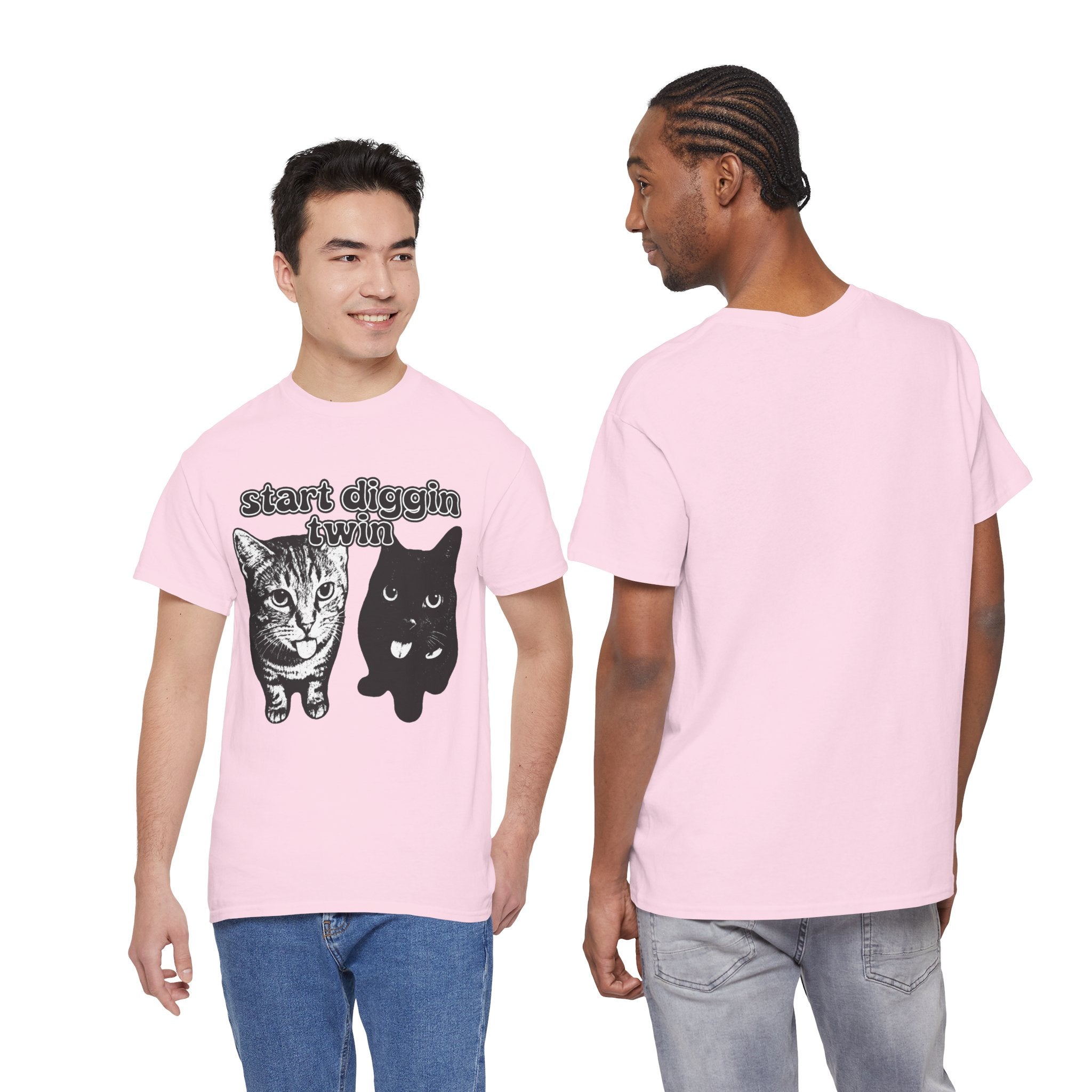 "Start Digging Twin" Cat T-Shirt