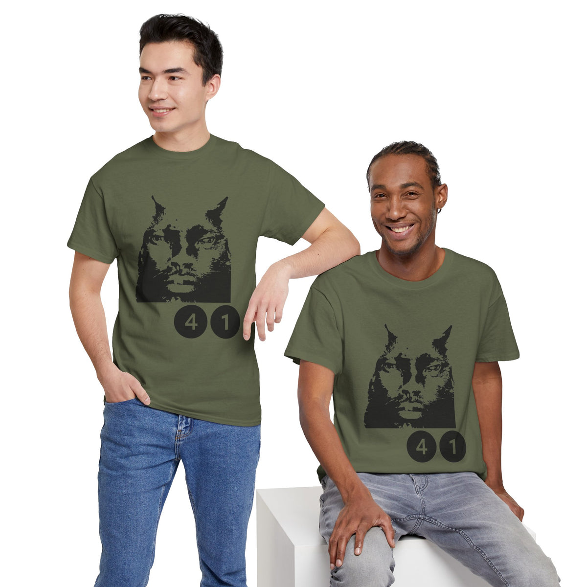 "41" Mogger Cat T-Shirt
