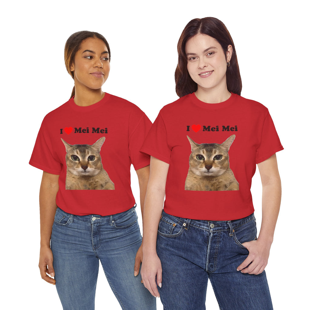 "I Love Mei Mei" Cat T-Shirt