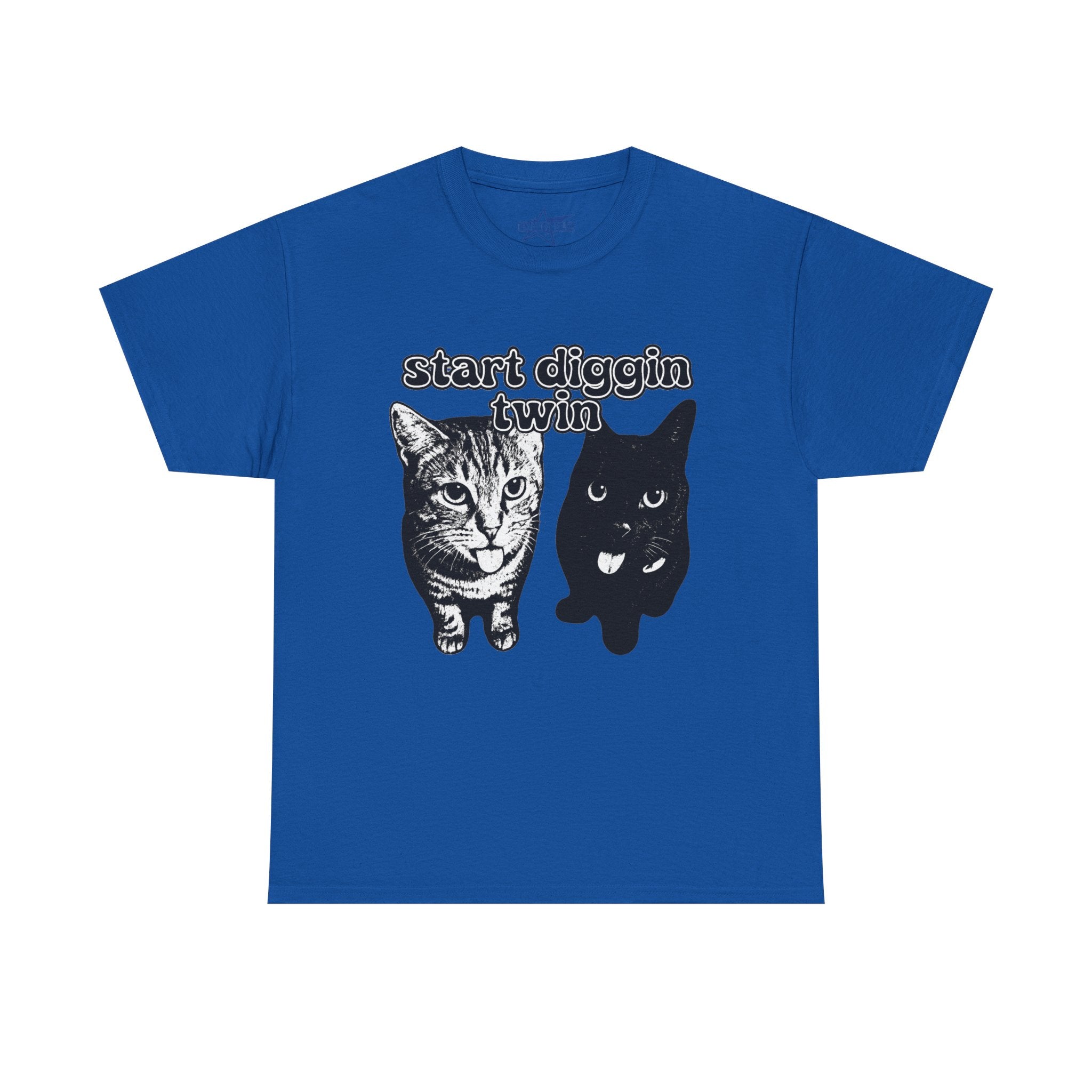 "Start Digging Twin" Cat T-Shirt