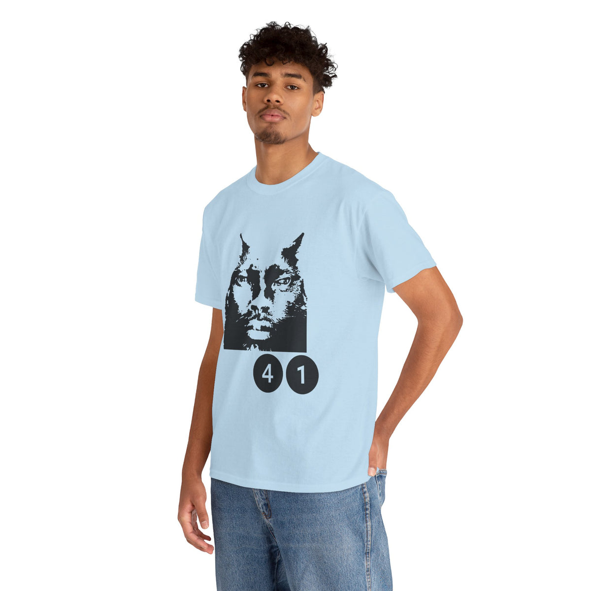 "41" Mogger Cat T-Shirt