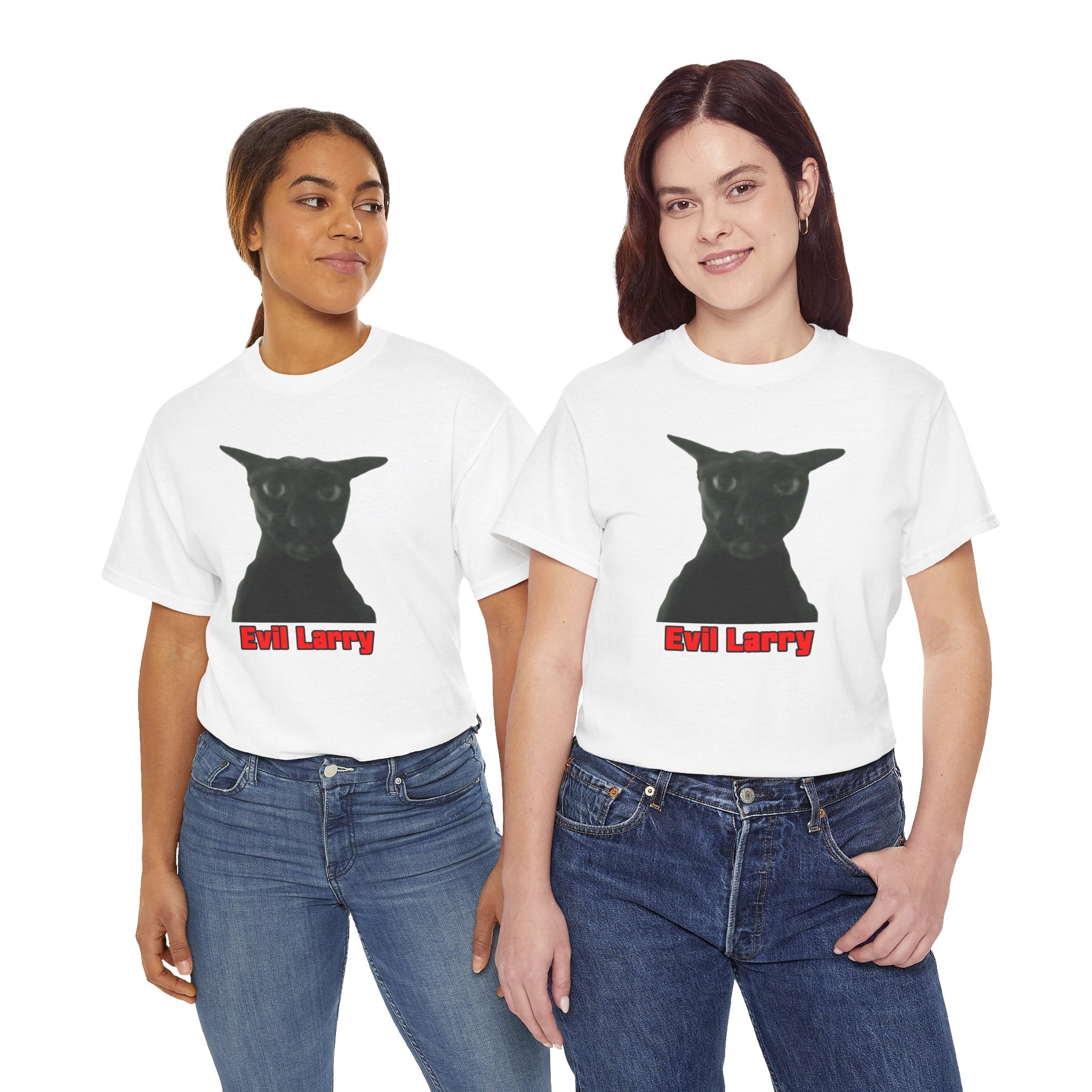 "Evil Larry" Cat Graphic Tee