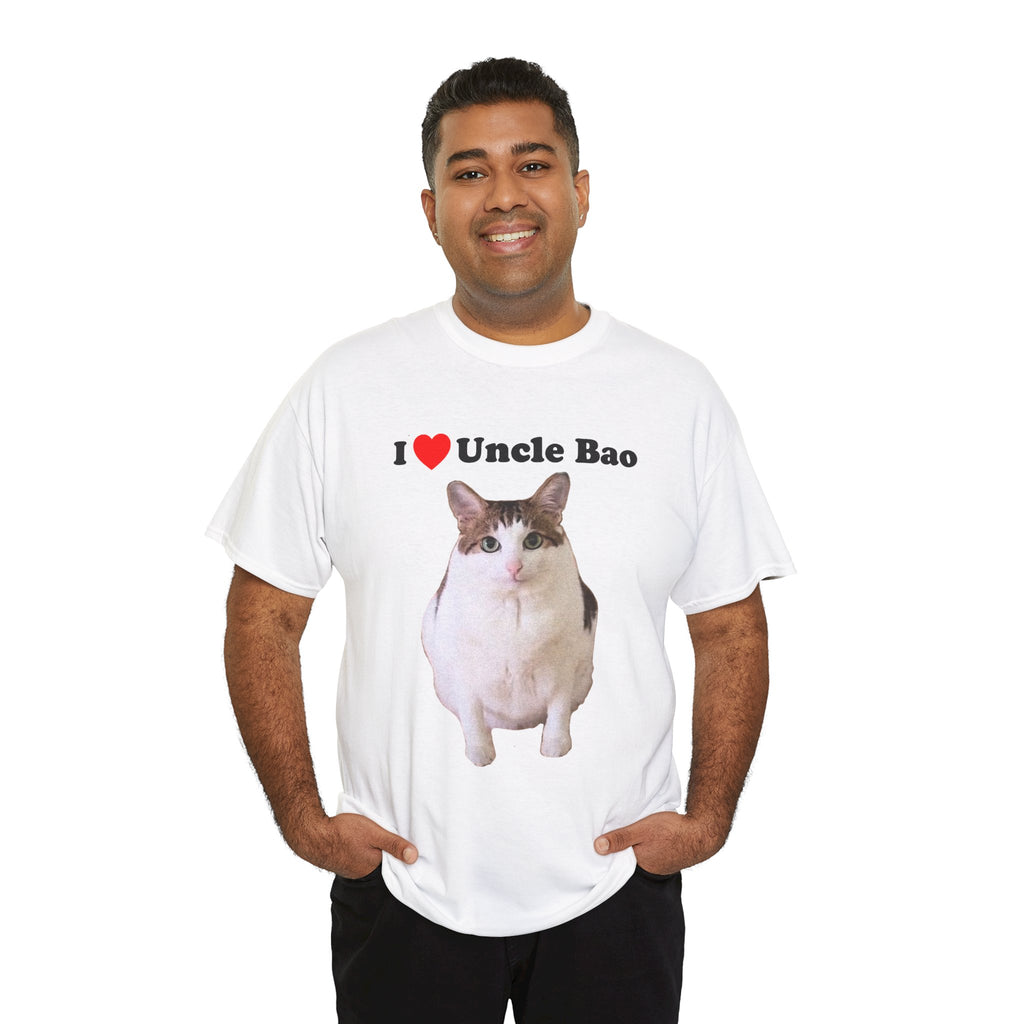 "I Love Uncle Bao" Cat T-Shirt