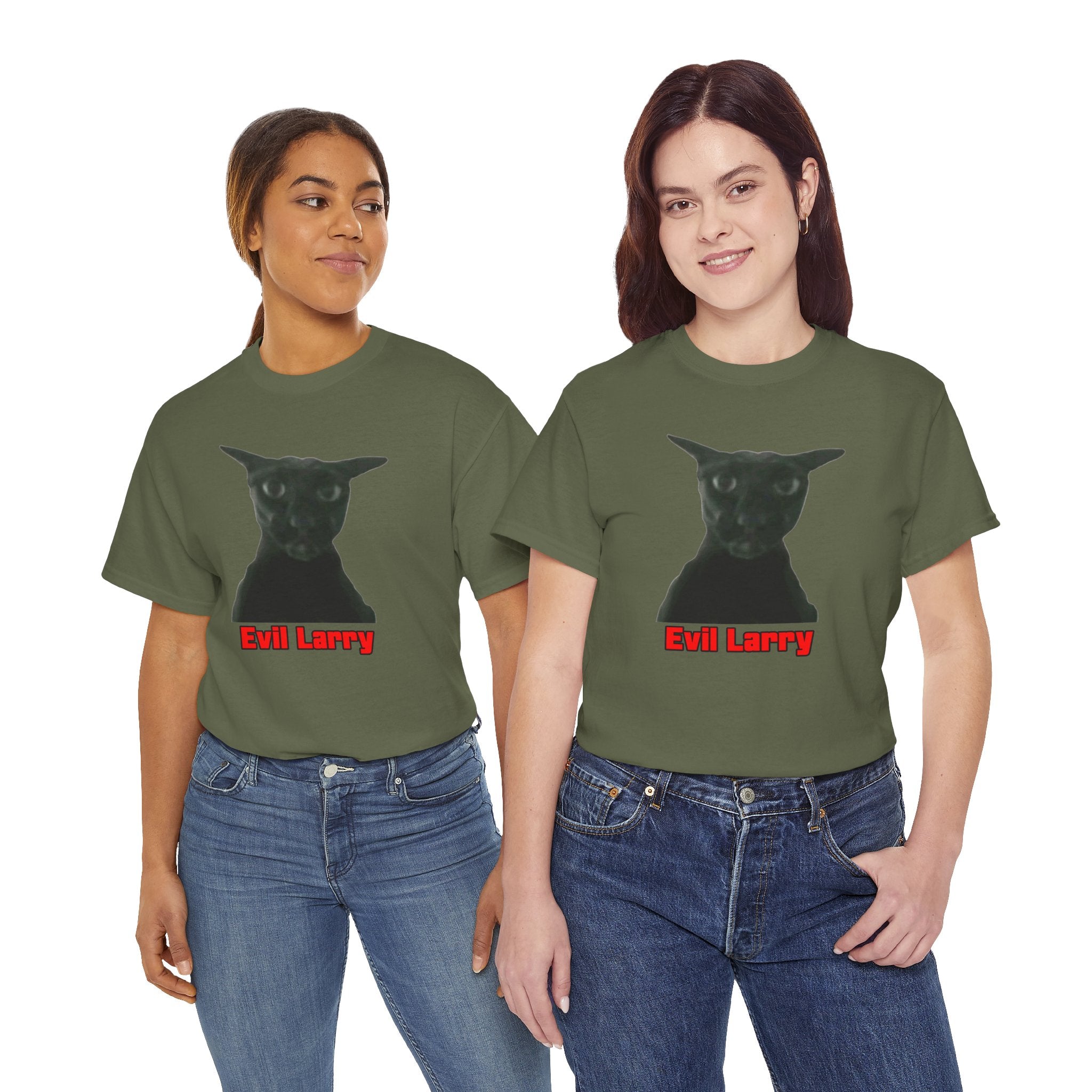 "Evil Larry" Cat Graphic Tee