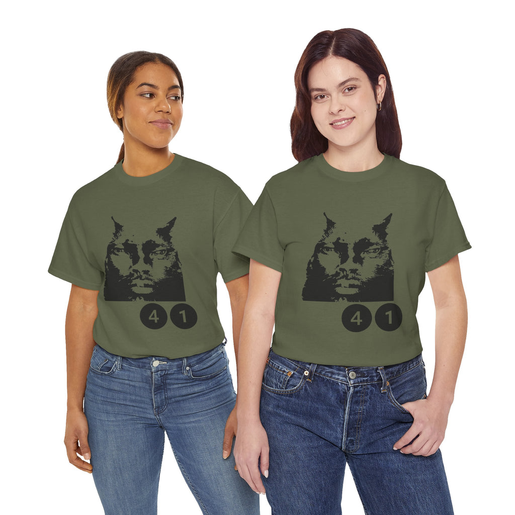 "41" Mogger Cat T-Shirt