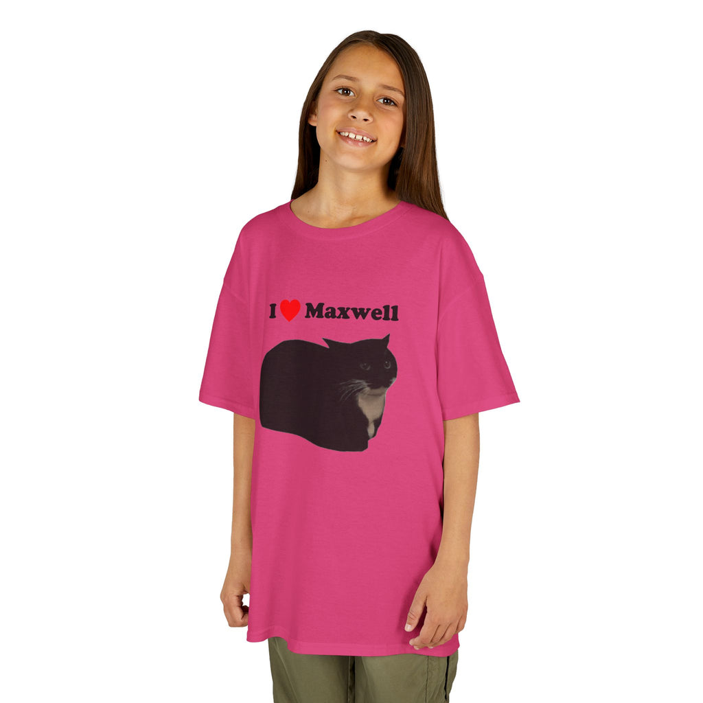 "I Love Maxwell" Spinning Cat Kids T-Shirt