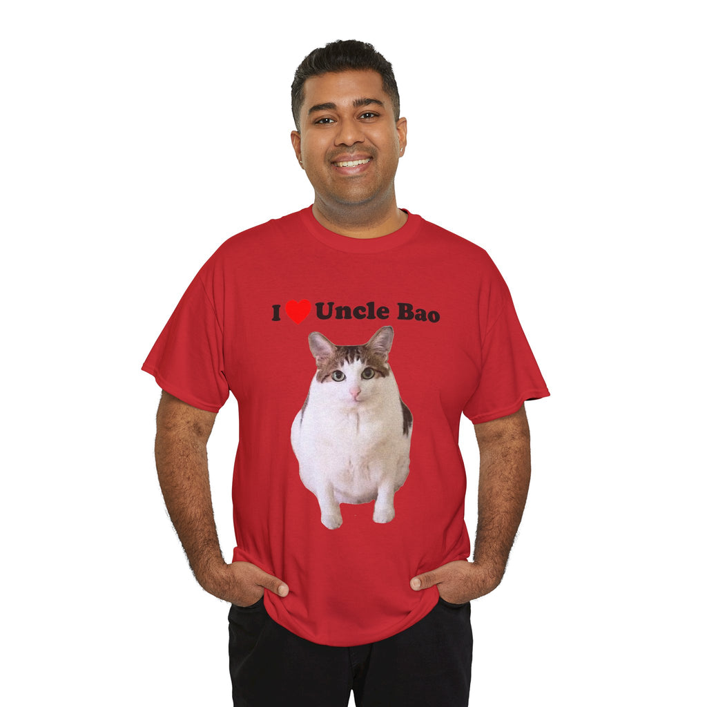 "I Love Uncle Bao" Cat T-Shirt