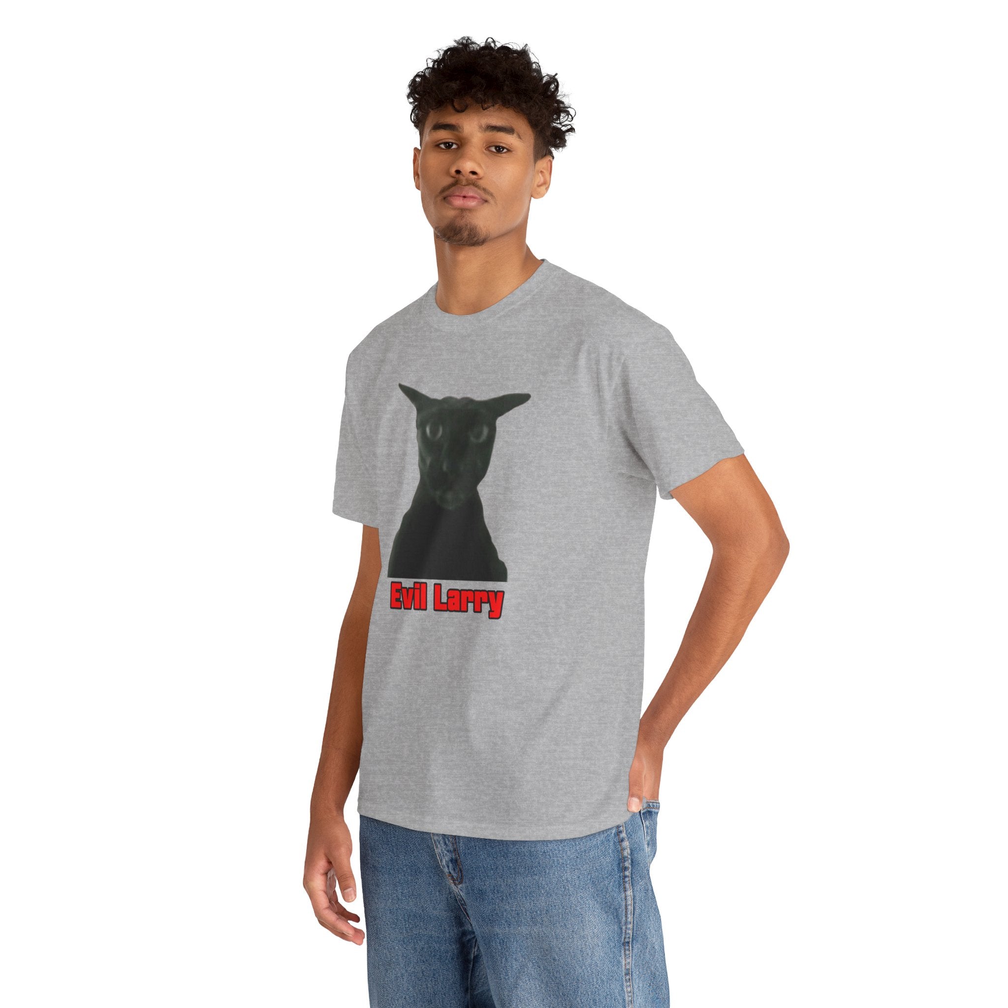 "Evil Larry" Cat Graphic Tee