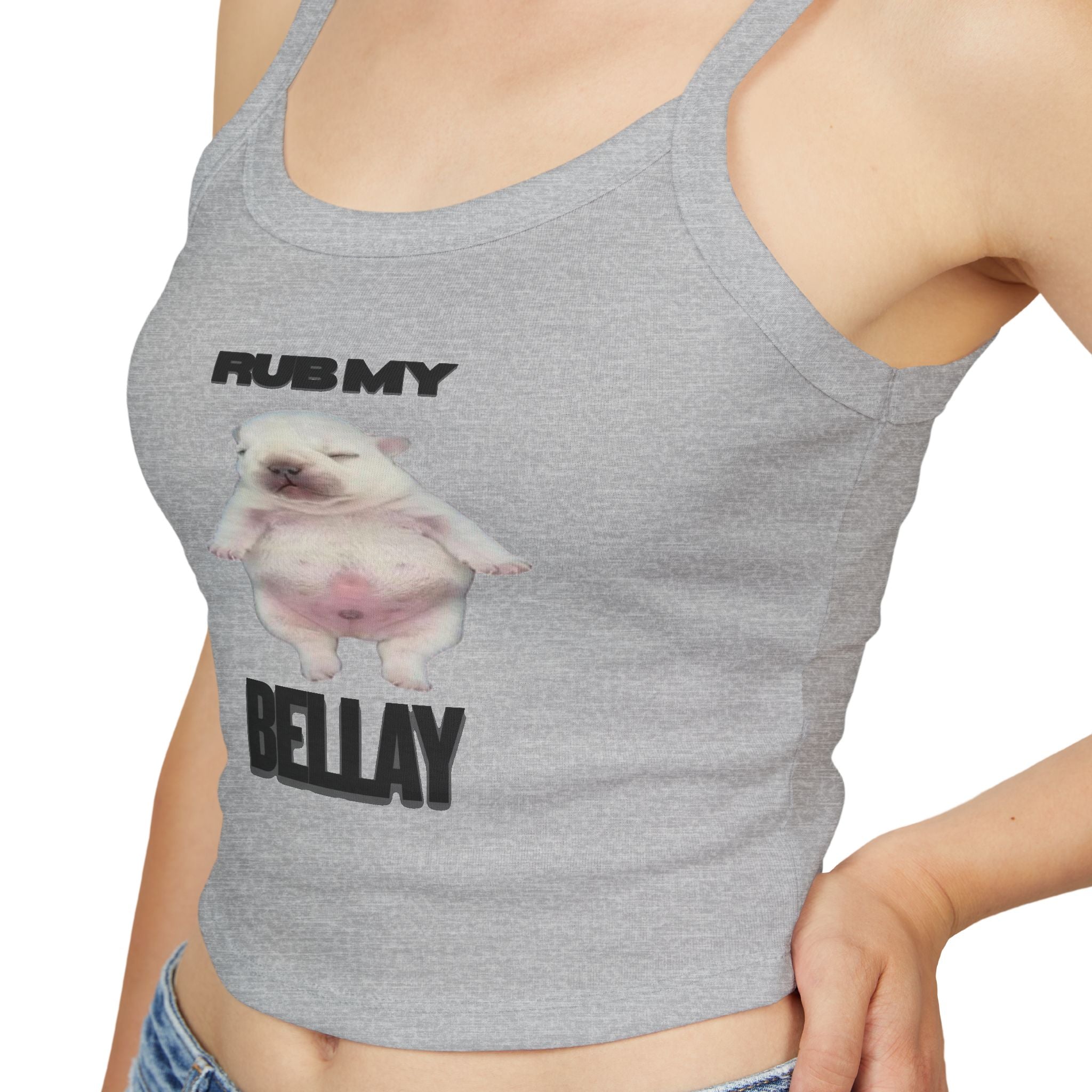 "Rub My Bellay" Pibble Tank Top
