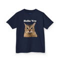 "Hello Vro" Mei Mei Cat Kids T‑Shirt