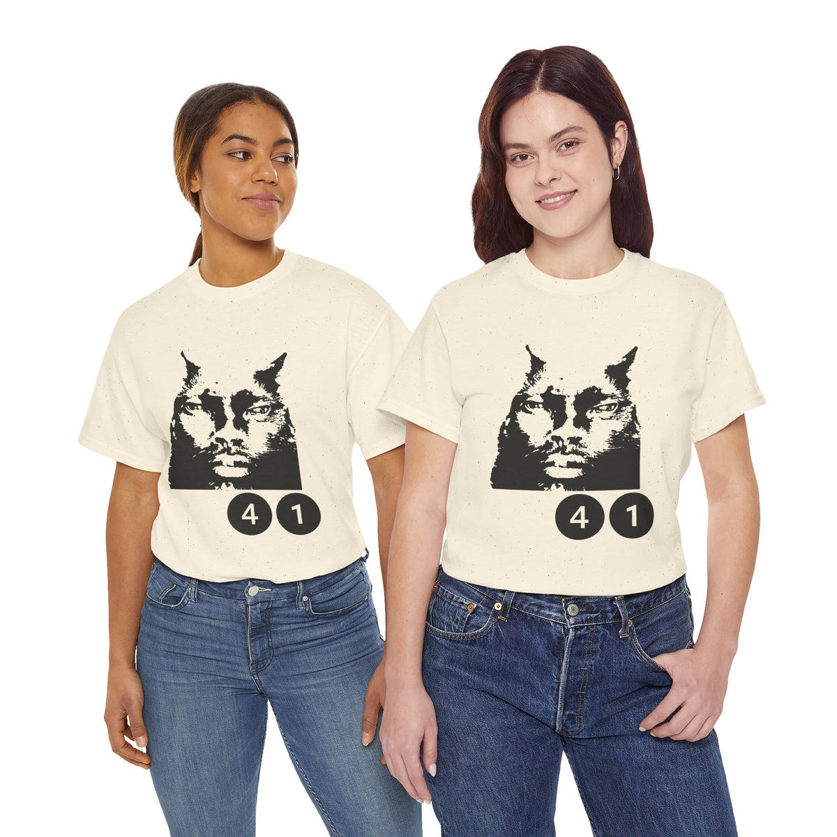 "41" Mogger Cat T-Shirt