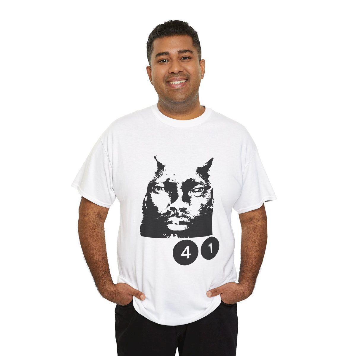 "41" Mogger Cat T-Shirt