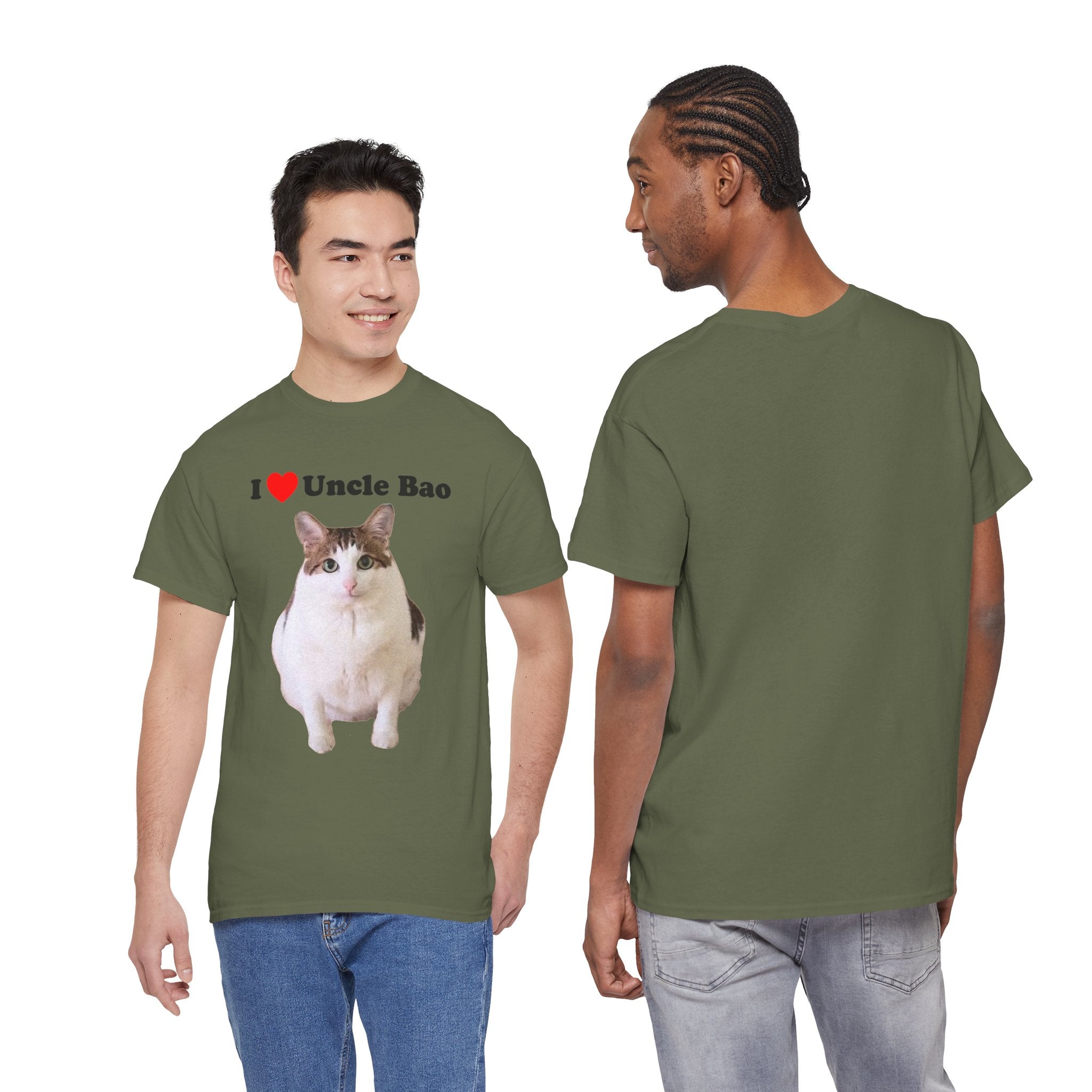 "I Love Uncle Bao" Cat T-Shirt