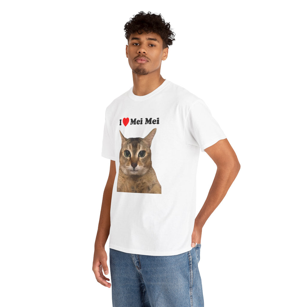 "I Love Mei Mei" Cat T-Shirt