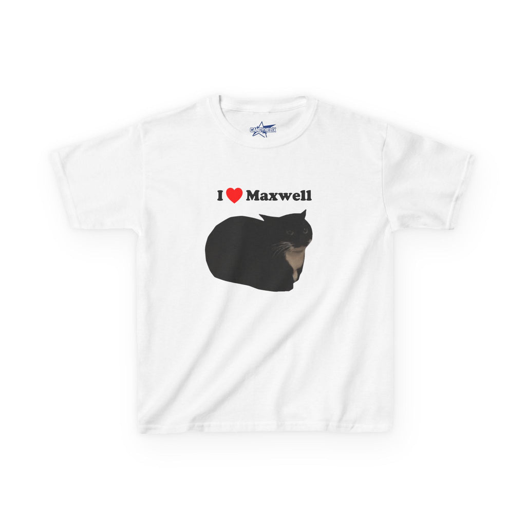 "I Love Maxwell" Spinning Cat Kids T-Shirt
