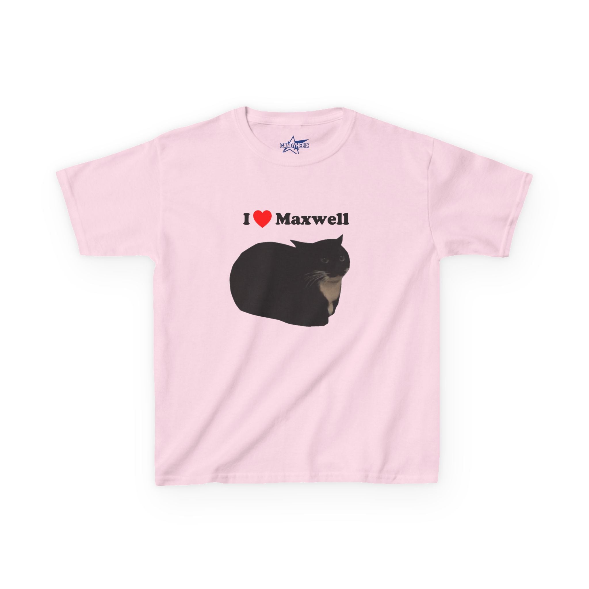 "I Love Maxwell" Spinning Cat Kids T-Shirt