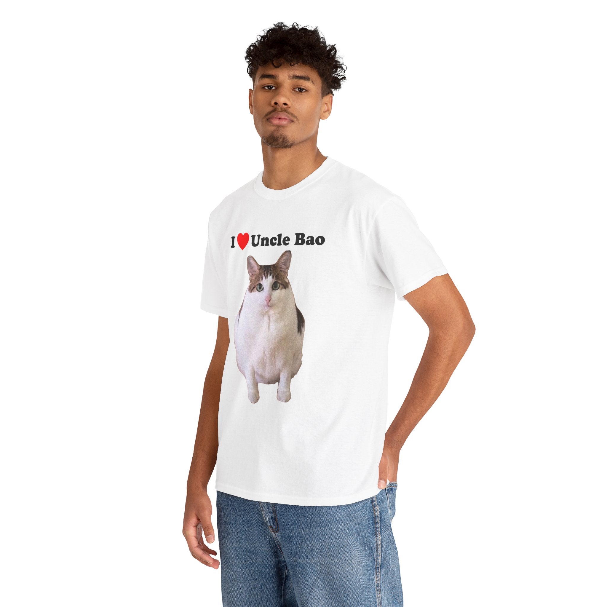 "I Love Uncle Bao" Cat T-Shirt