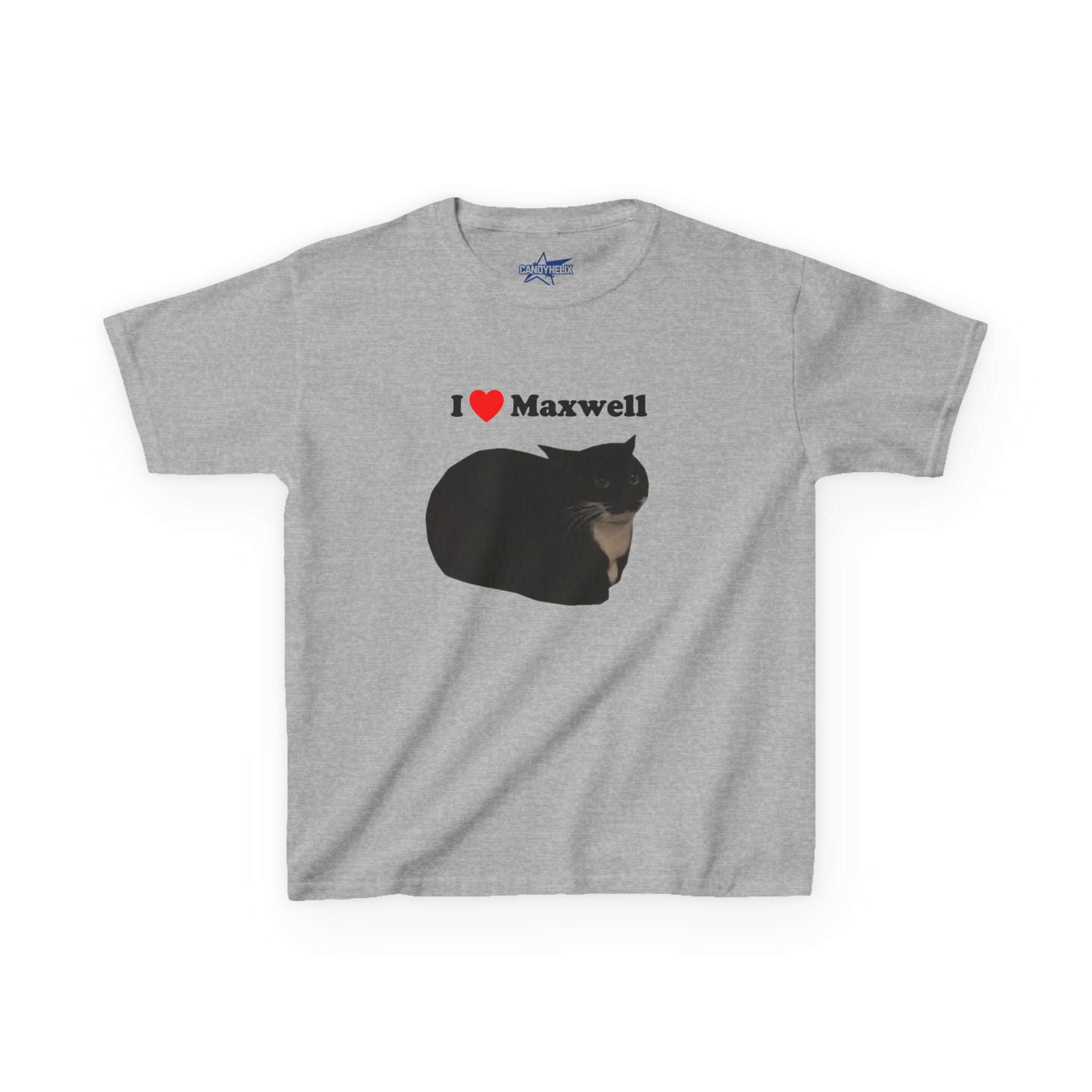 "I Love Maxwell" Spinning Cat Kids T-Shirt