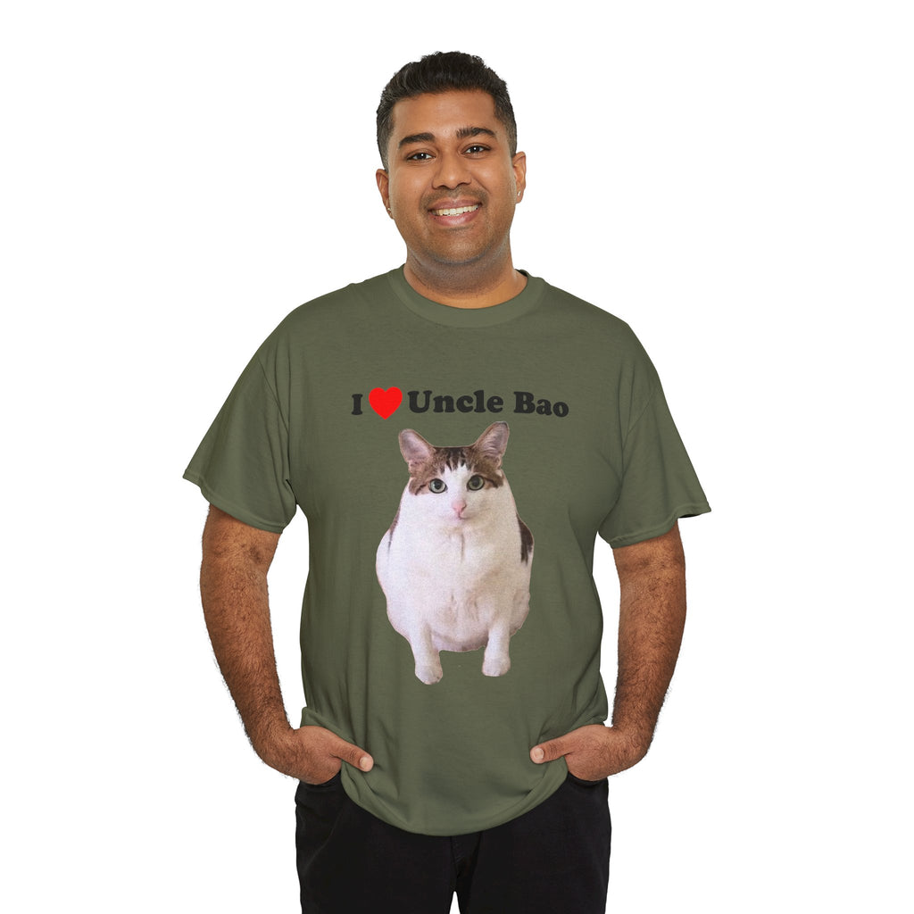 "I Love Uncle Bao" Cat T-Shirt