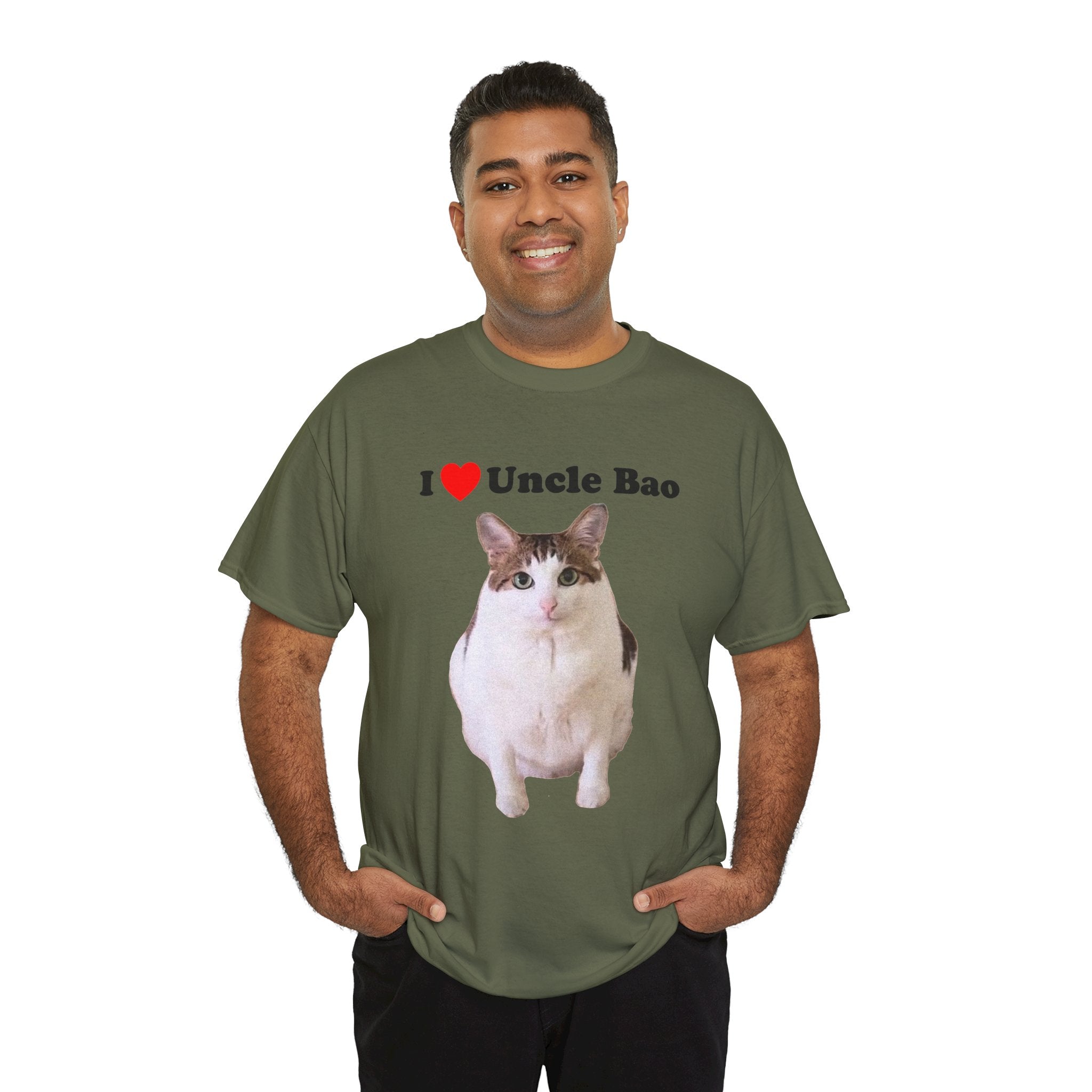 "I Love Uncle Bao" Cat T-Shirt