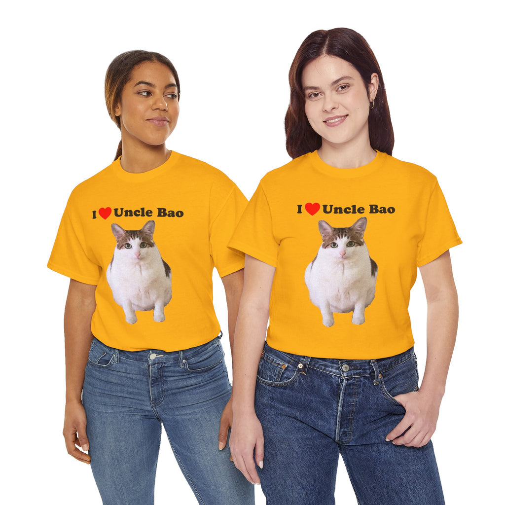 "I Love Uncle Bao" Cat T-Shirt