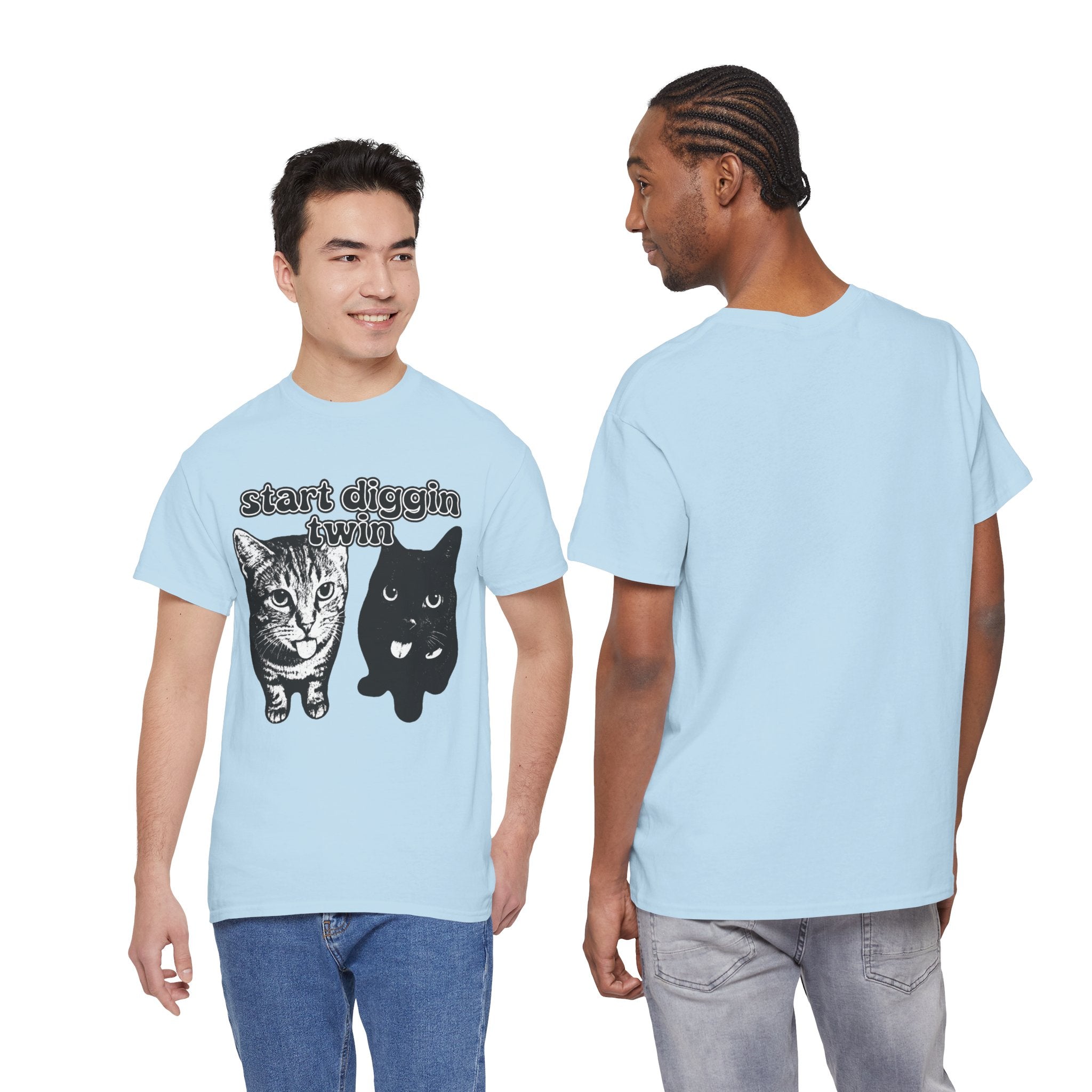 "Start Digging Twin" Cat T-Shirt