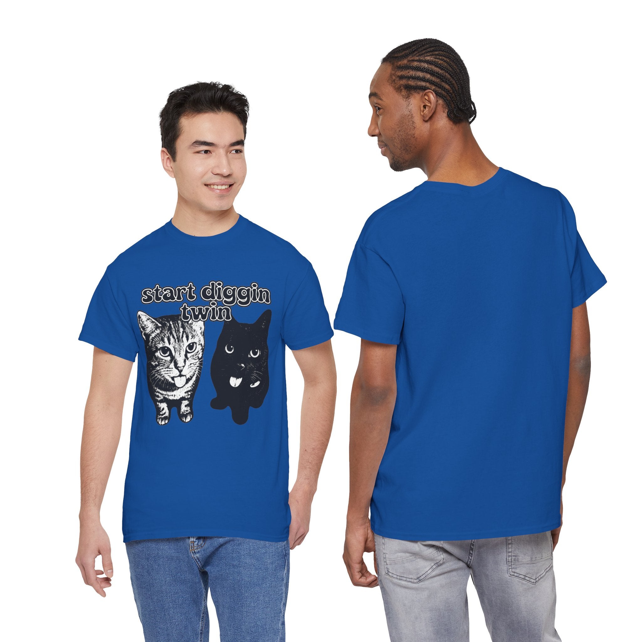 "Start Digging Twin" Cat T-Shirt