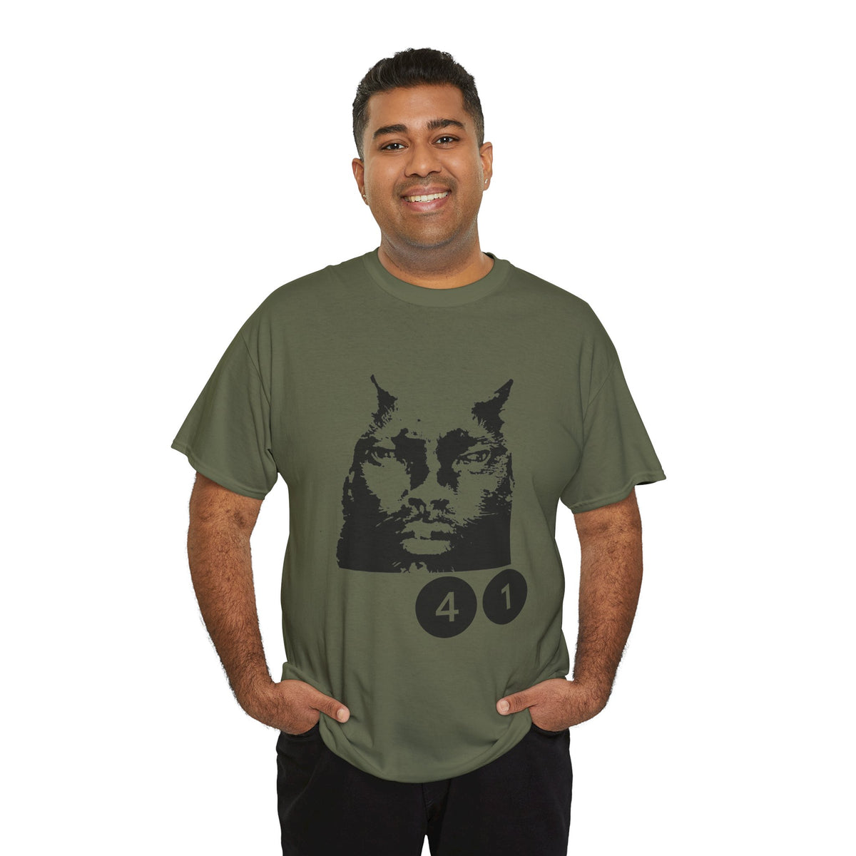 "41" Mogger Cat T-Shirt