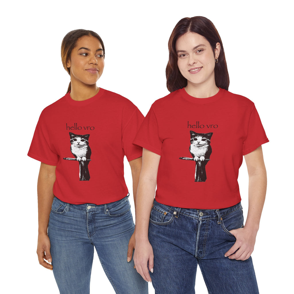 "Hello Vro" Meowl T-Shirt