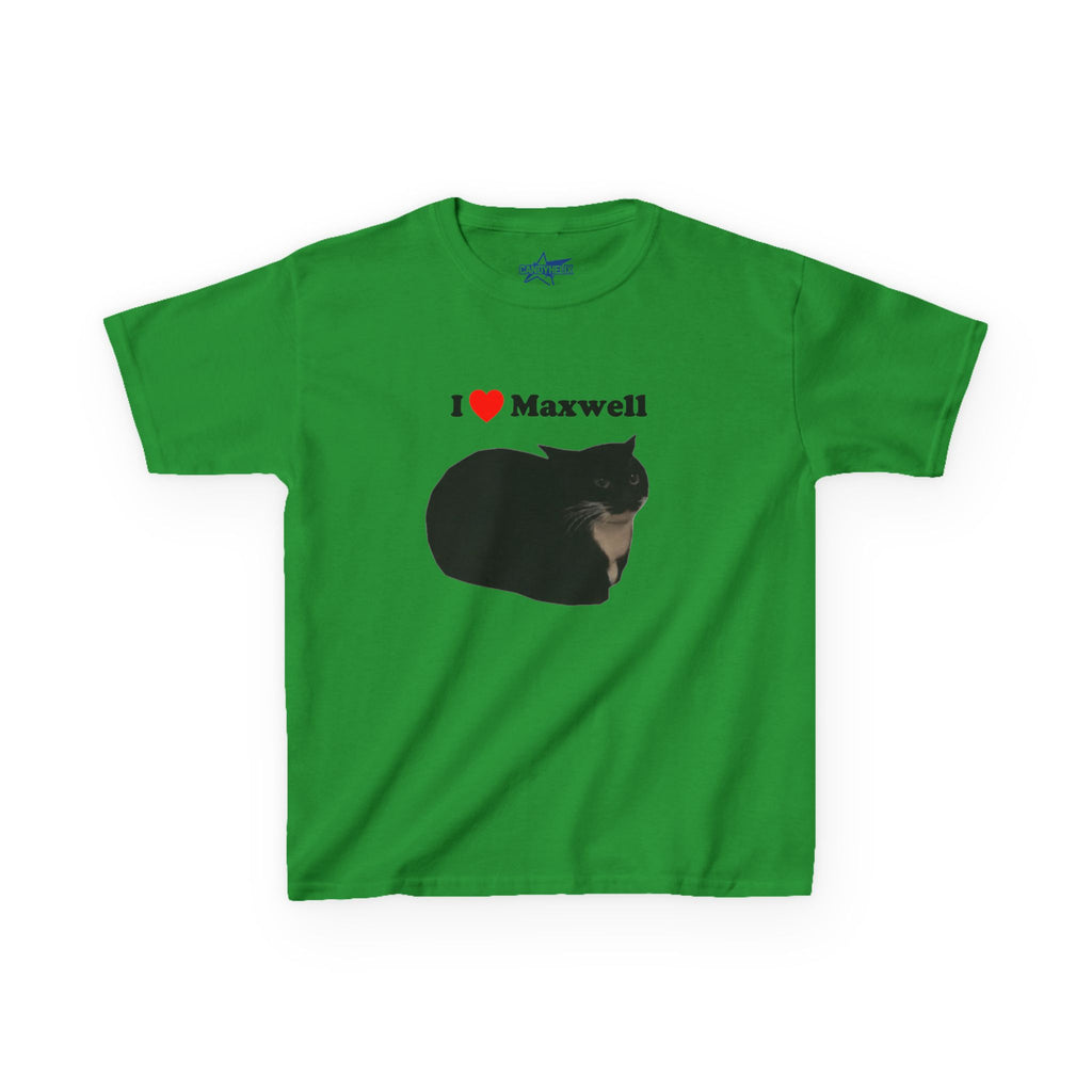 "I Love Maxwell" Spinning Cat Kids T-Shirt