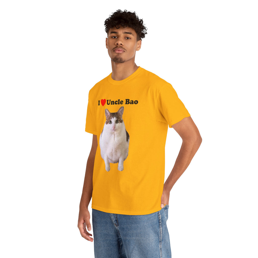 "I Love Uncle Bao" Cat T-Shirt