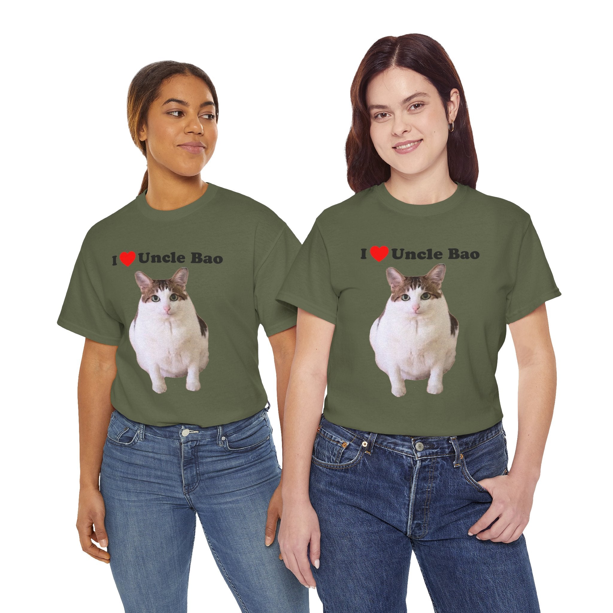 "I Love Uncle Bao" Cat T-Shirt