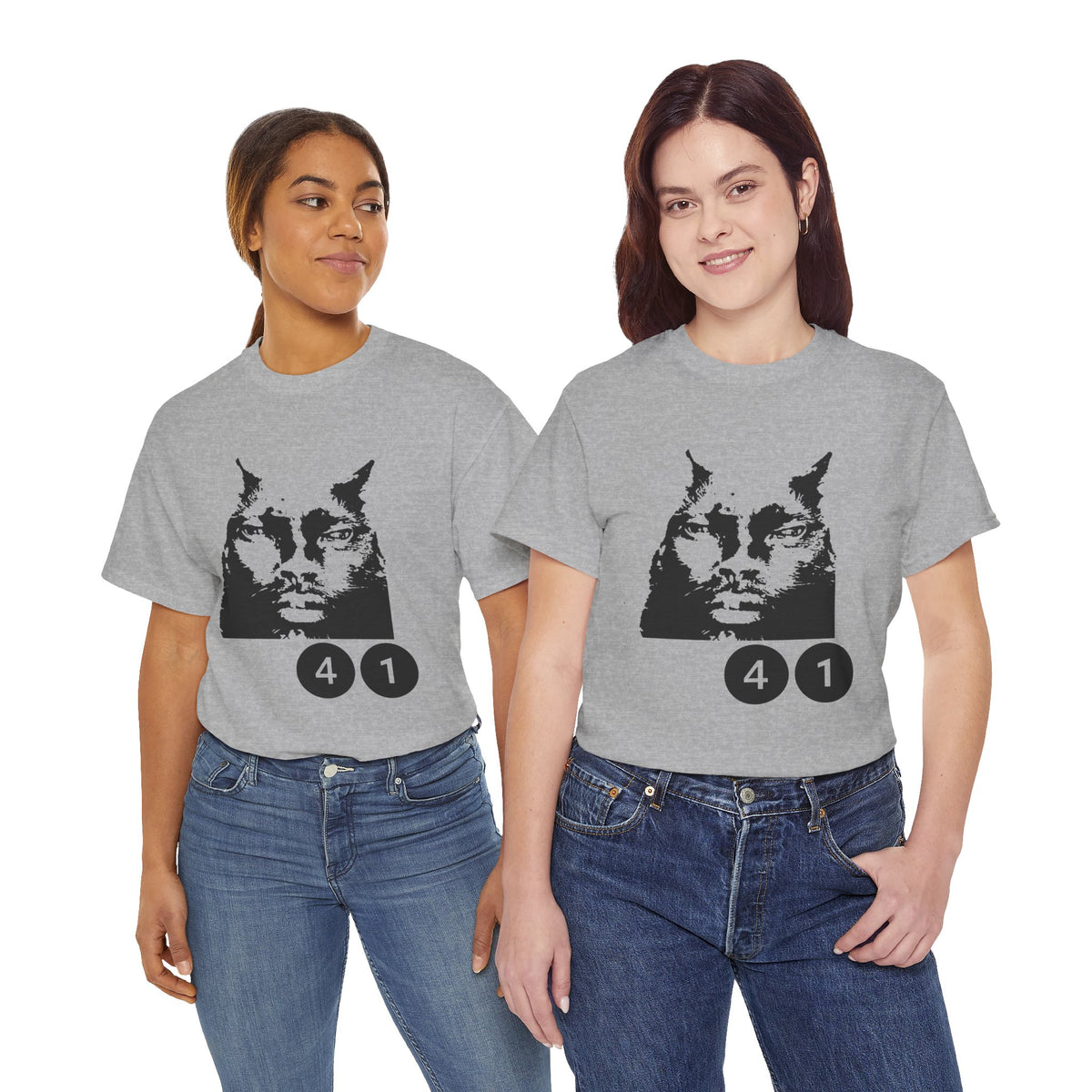 "41" Mogger Cat T-Shirt