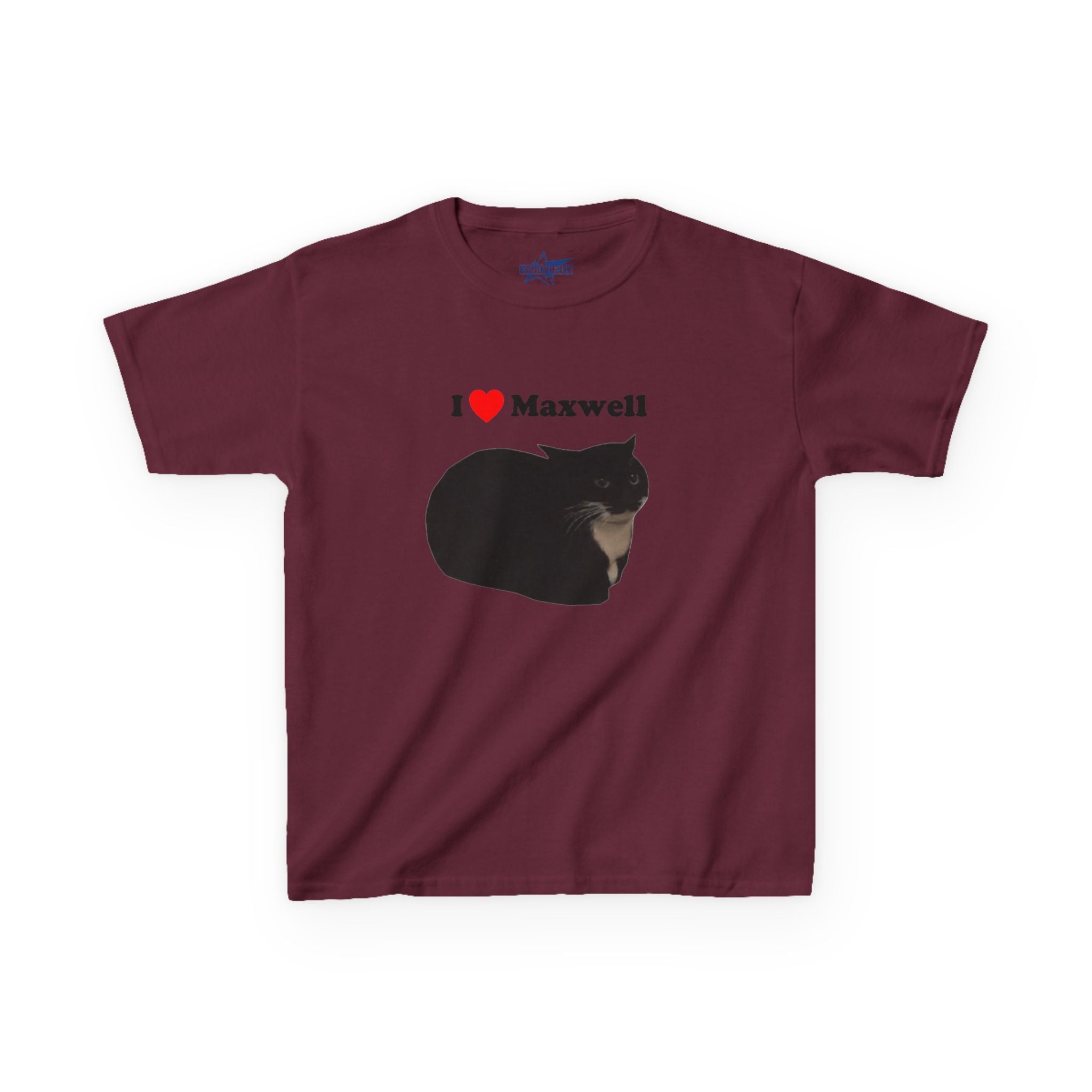 "I Love Maxwell" Spinning Cat Kids T-Shirt