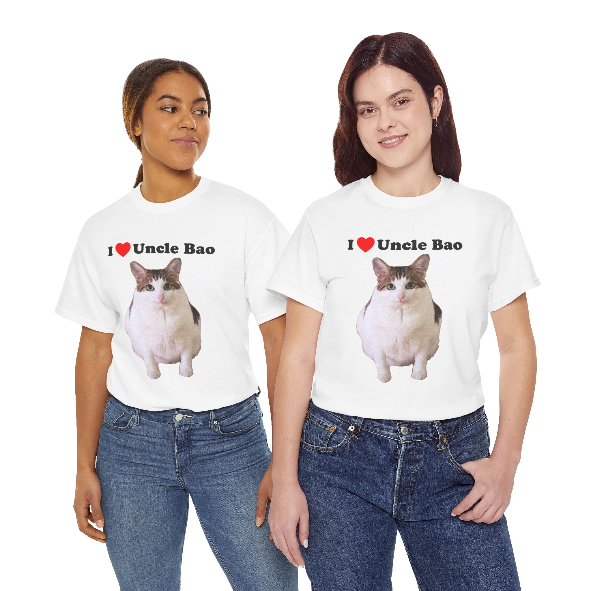 "I Love Uncle Bao" Cat T-Shirt