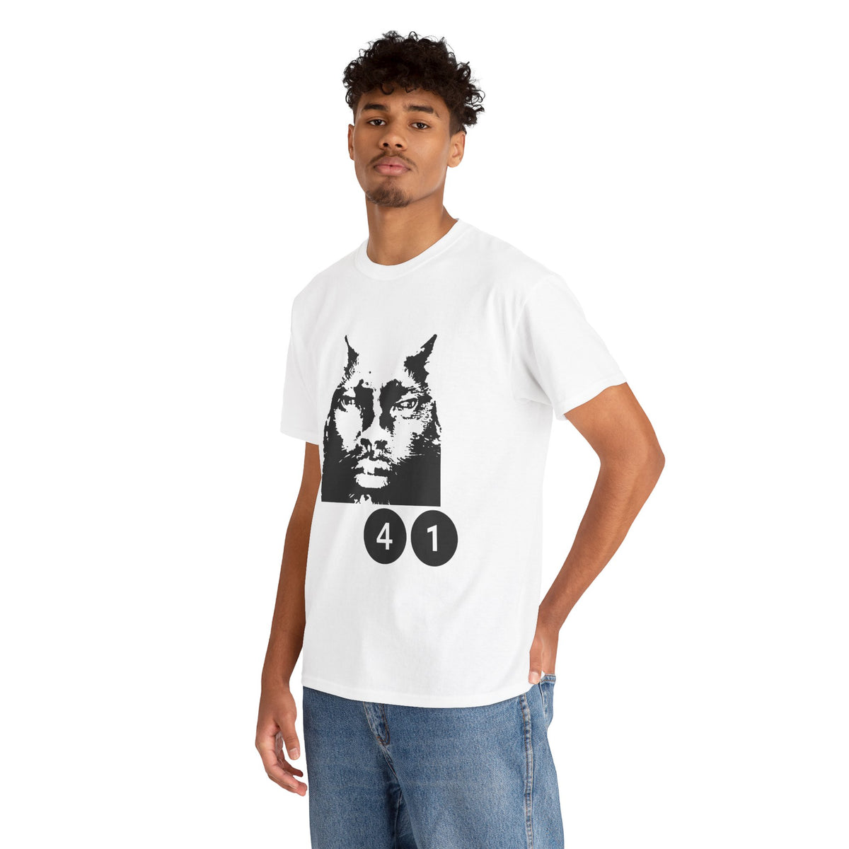 "41" Mogger Cat T-Shirt
