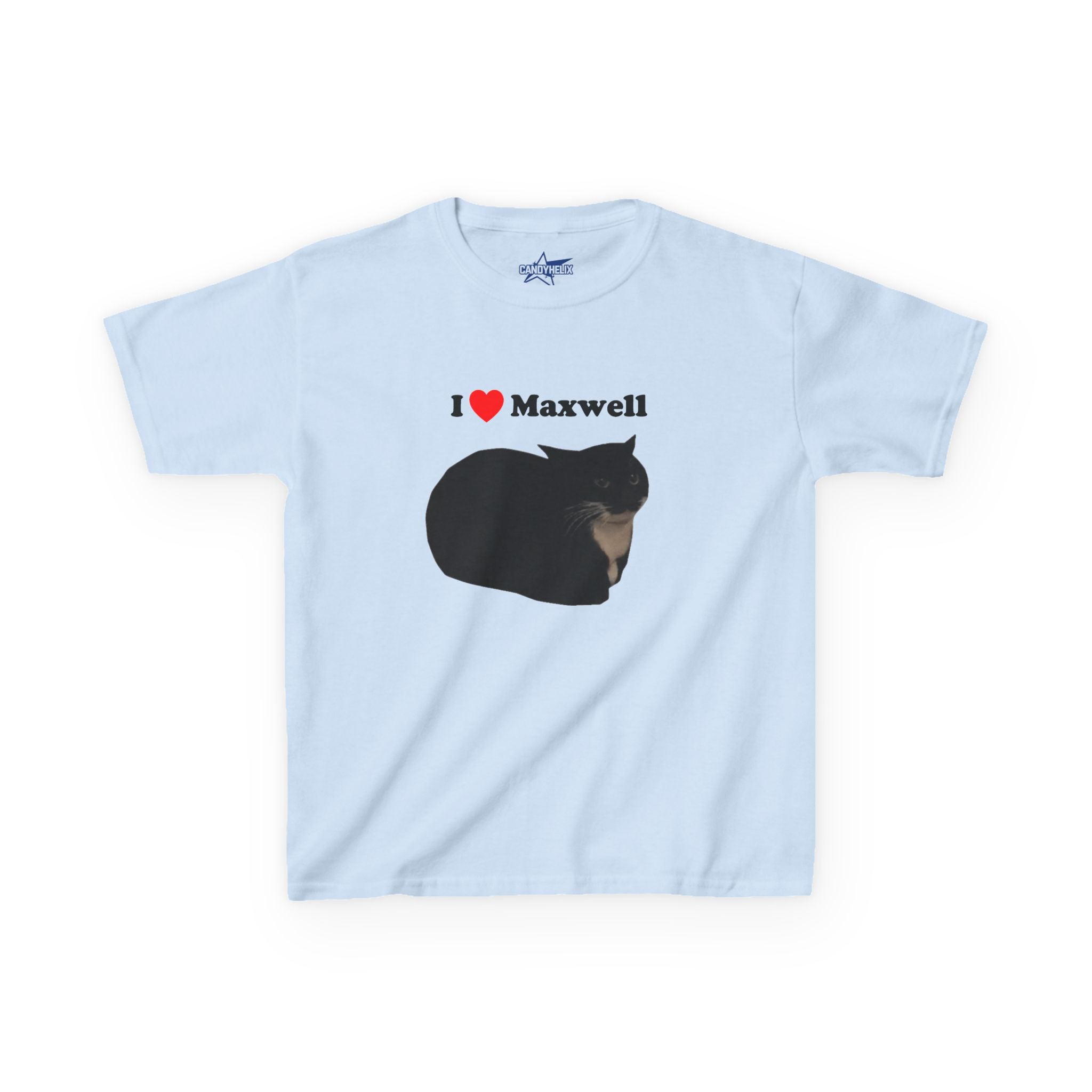 "I Love Maxwell" Spinning Cat Kids T-Shirt