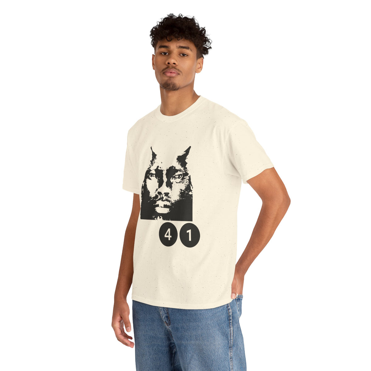 "41" Mogger Cat T-Shirt
