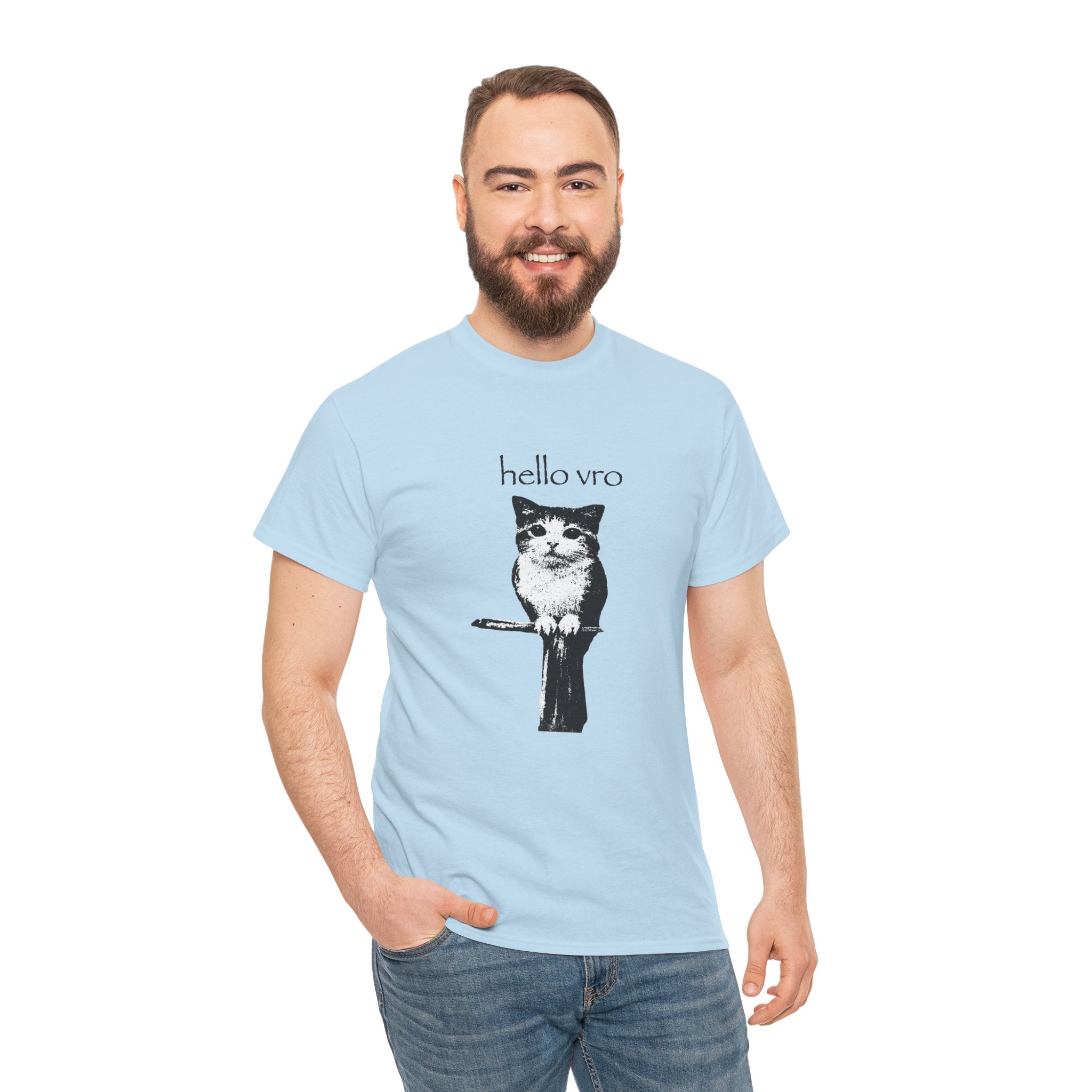"Hello Vro" Meowl T-Shirt