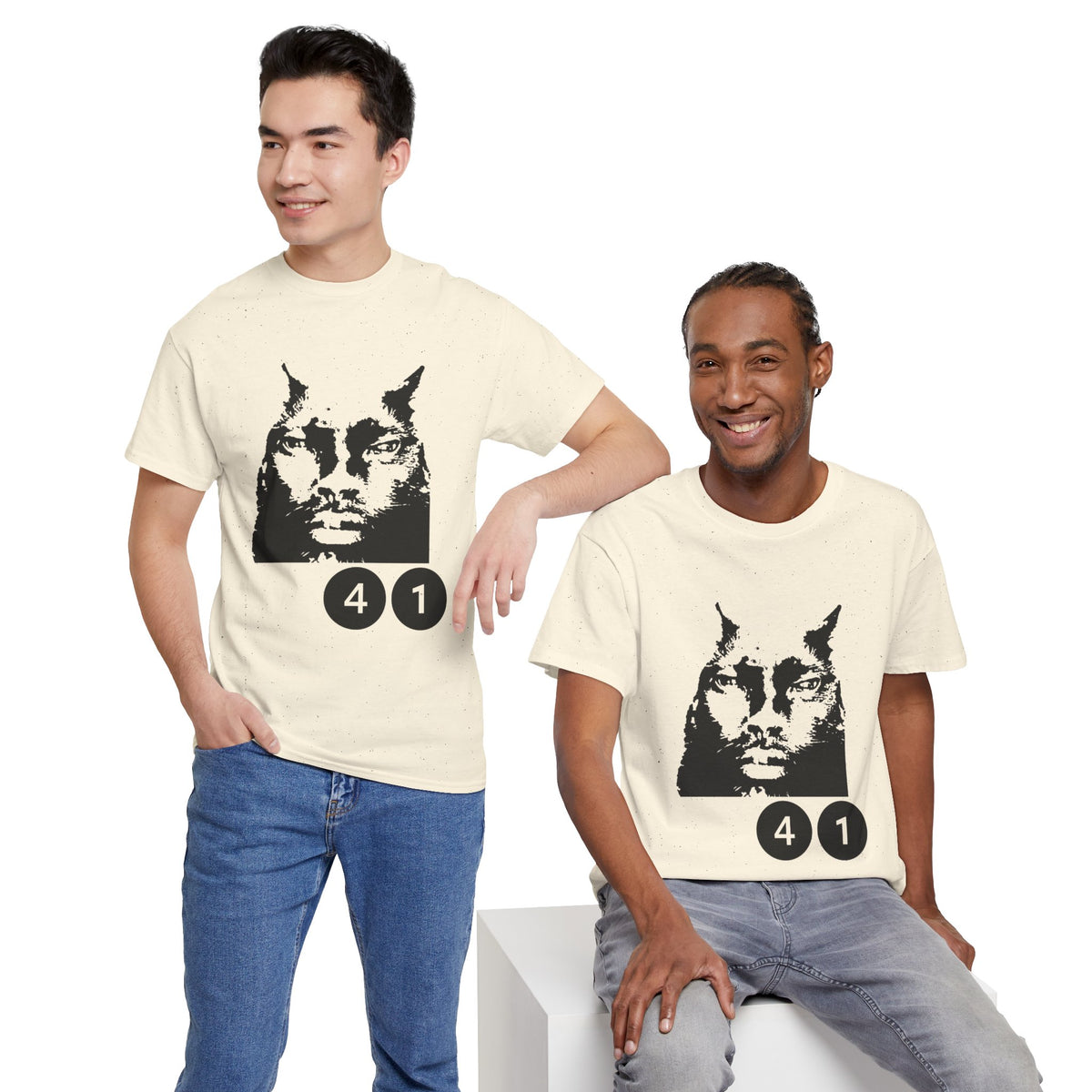 "41" Mogger Cat T-Shirt