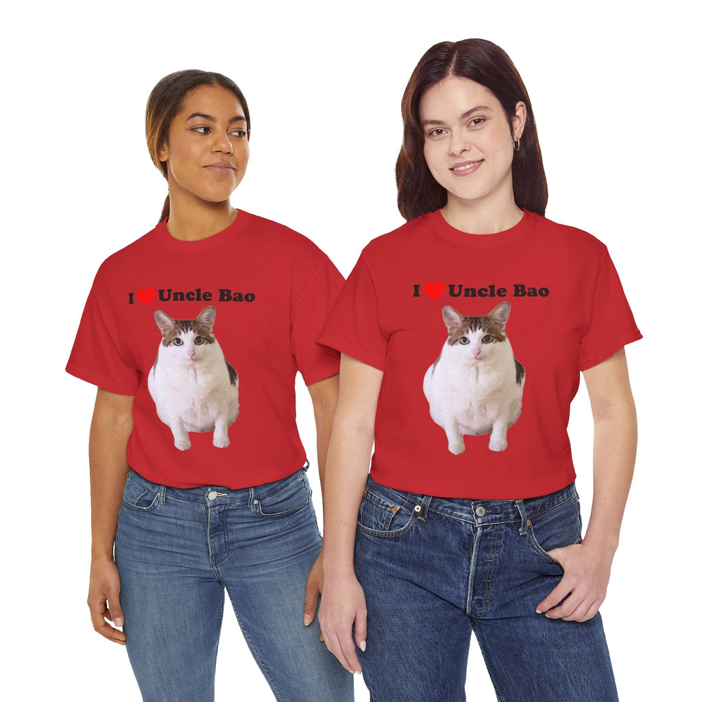 "I Love Uncle Bao" Cat T-Shirt