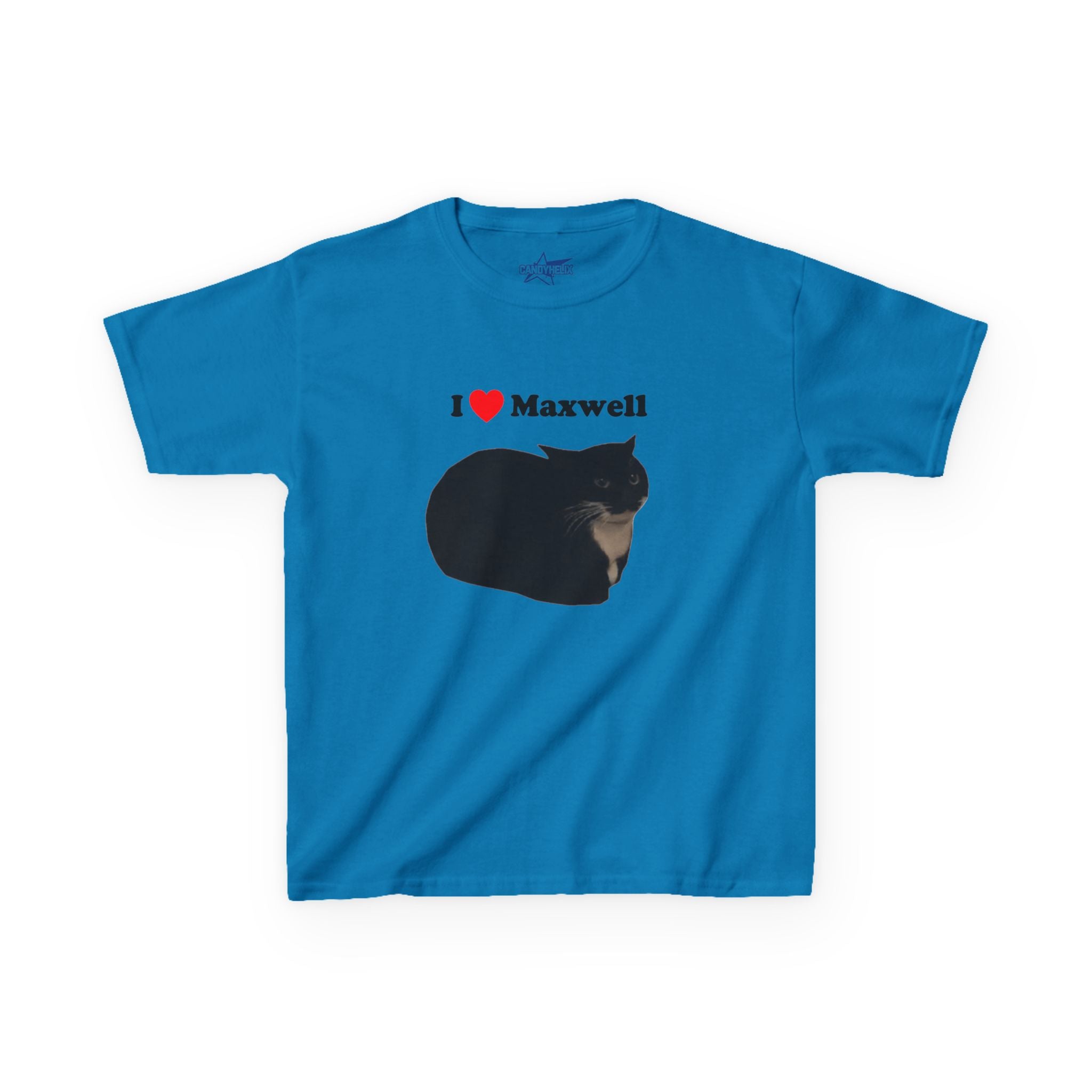 "I Love Maxwell" Spinning Cat Kids T-Shirt