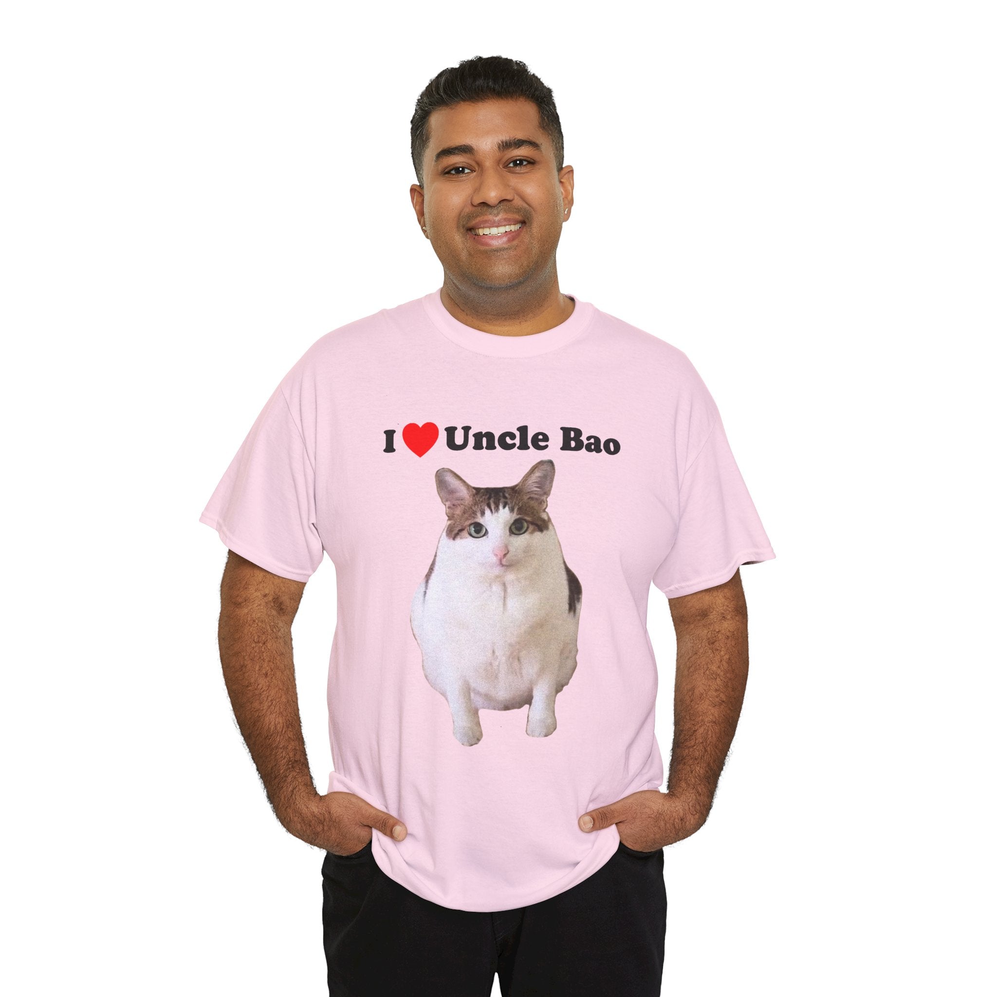 "I Love Uncle Bao" Cat T-Shirt