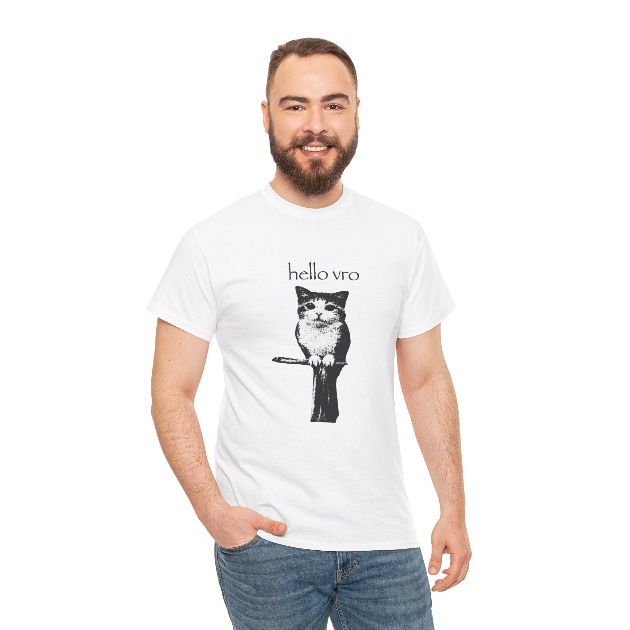 "Hello Vro" Meowl T-Shirt